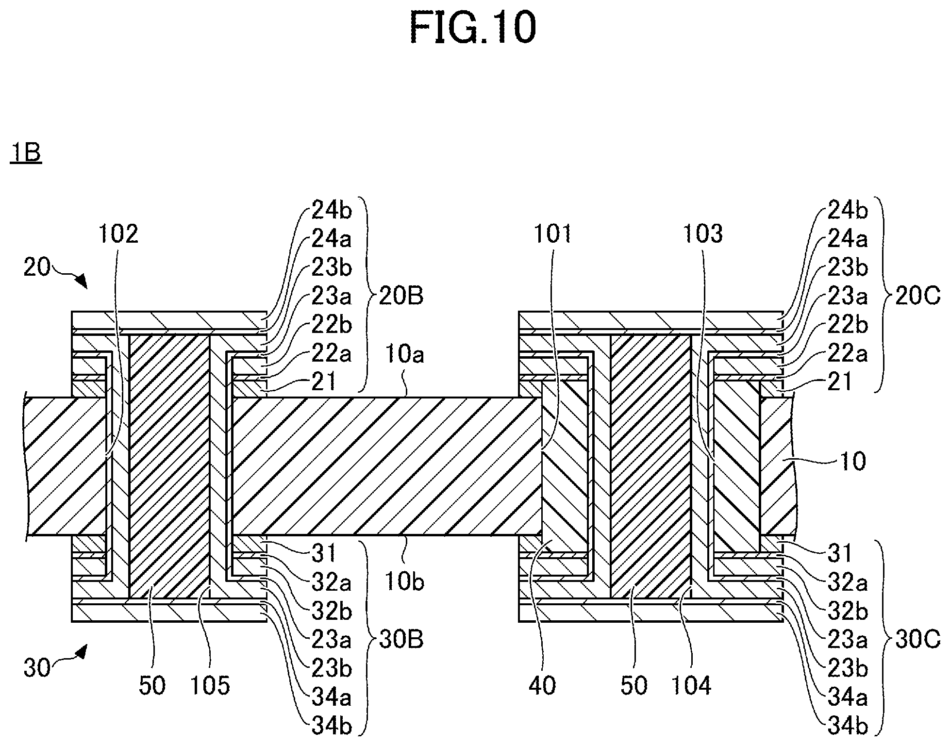 Patent US12101894 Figure 10 – Wiring board