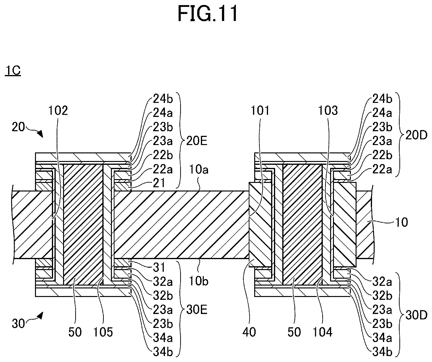 Patent US12101894 Figure 11 – Wiring board