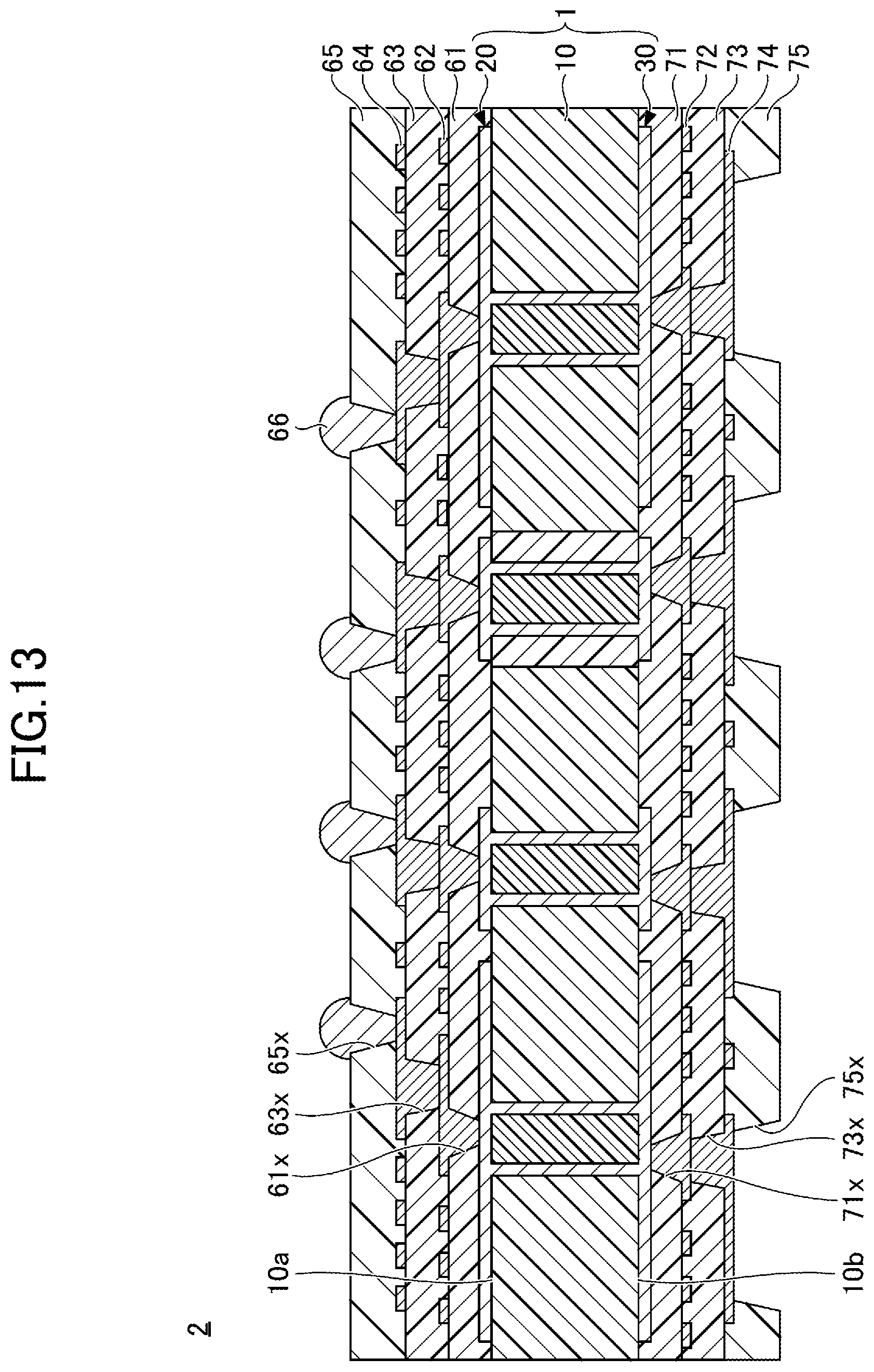 Patent US12101894 Figure 13 – Wiring board