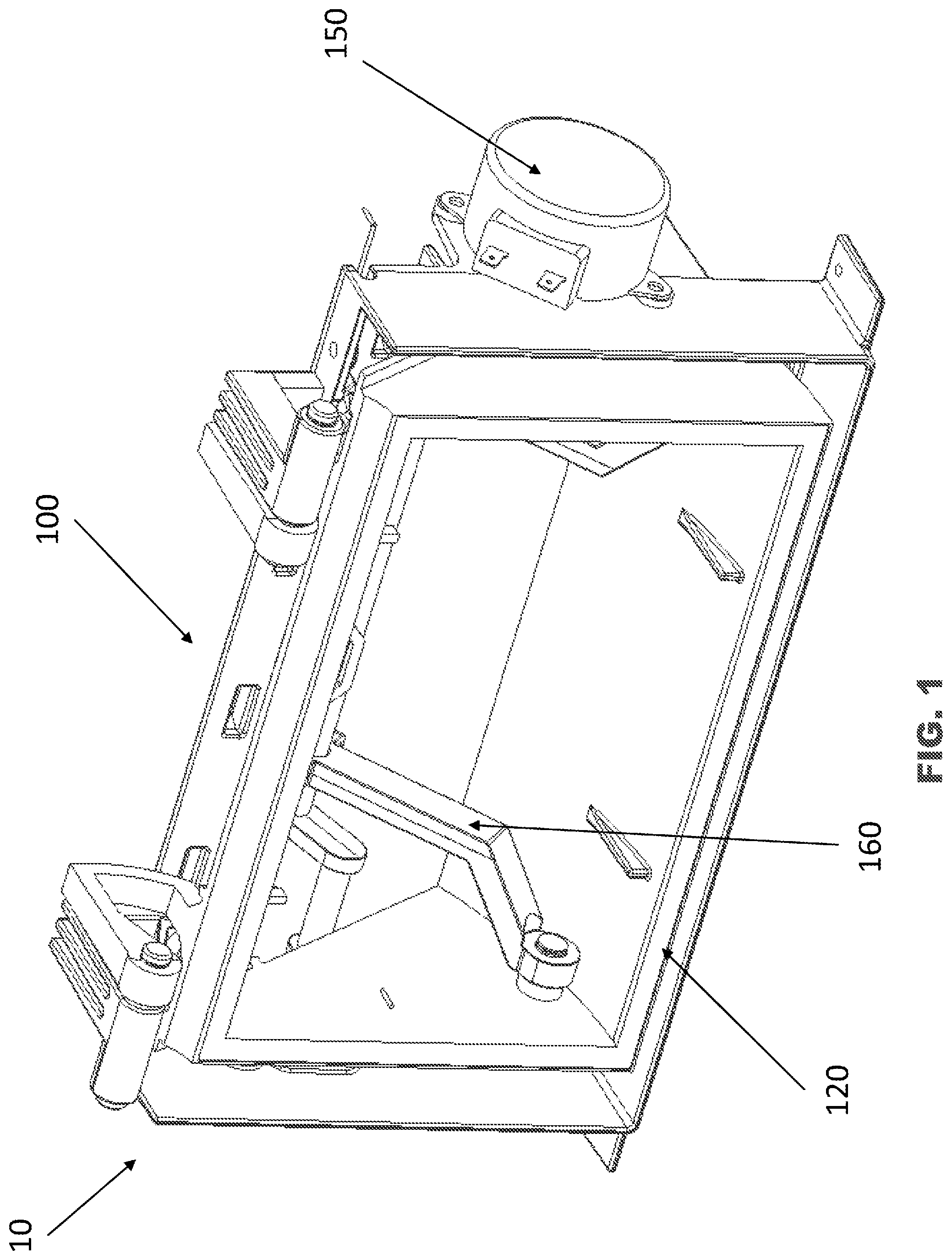 Patent US12101895 Figure 1 – Motorized mechanism for control panel