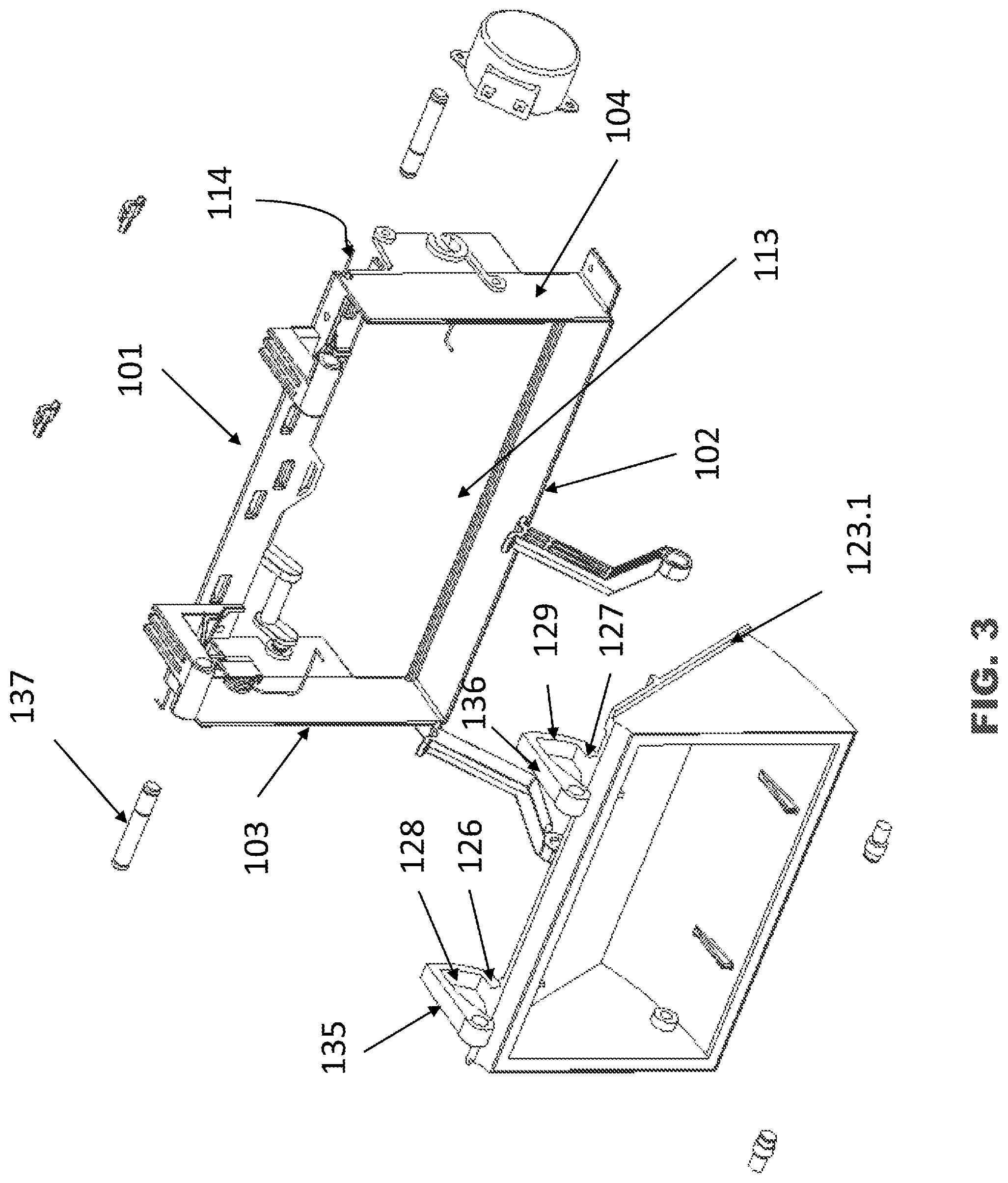 Patent US12101895 Figure 3 – Motorized mechanism for control panel