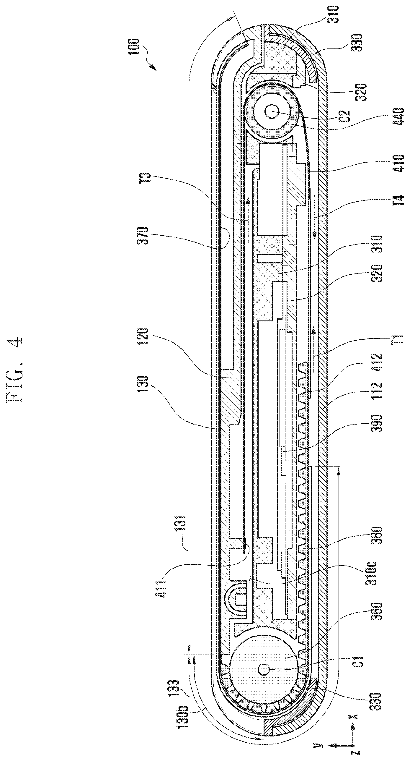Patent US12101896 Figure 6 – Electronic device including slide-out display