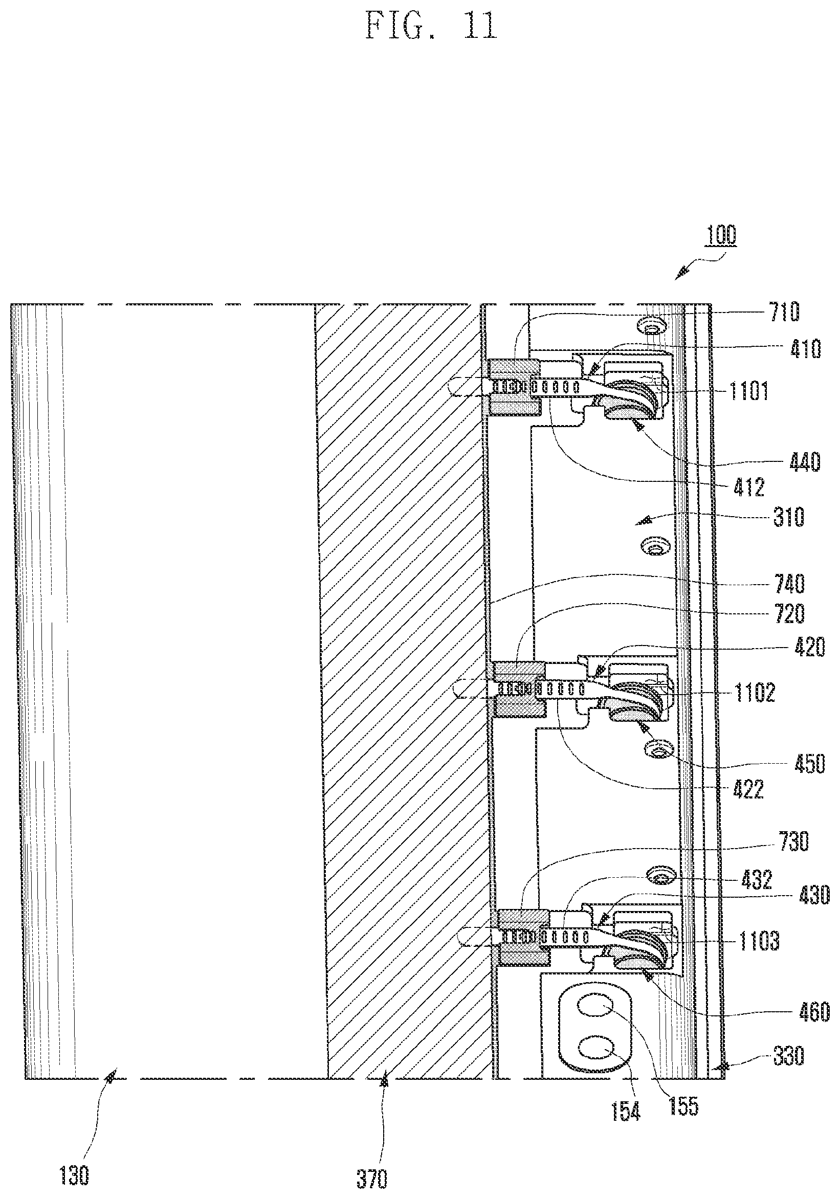 Patent US12101896 Figure 14 – Electronic device including slide-out display