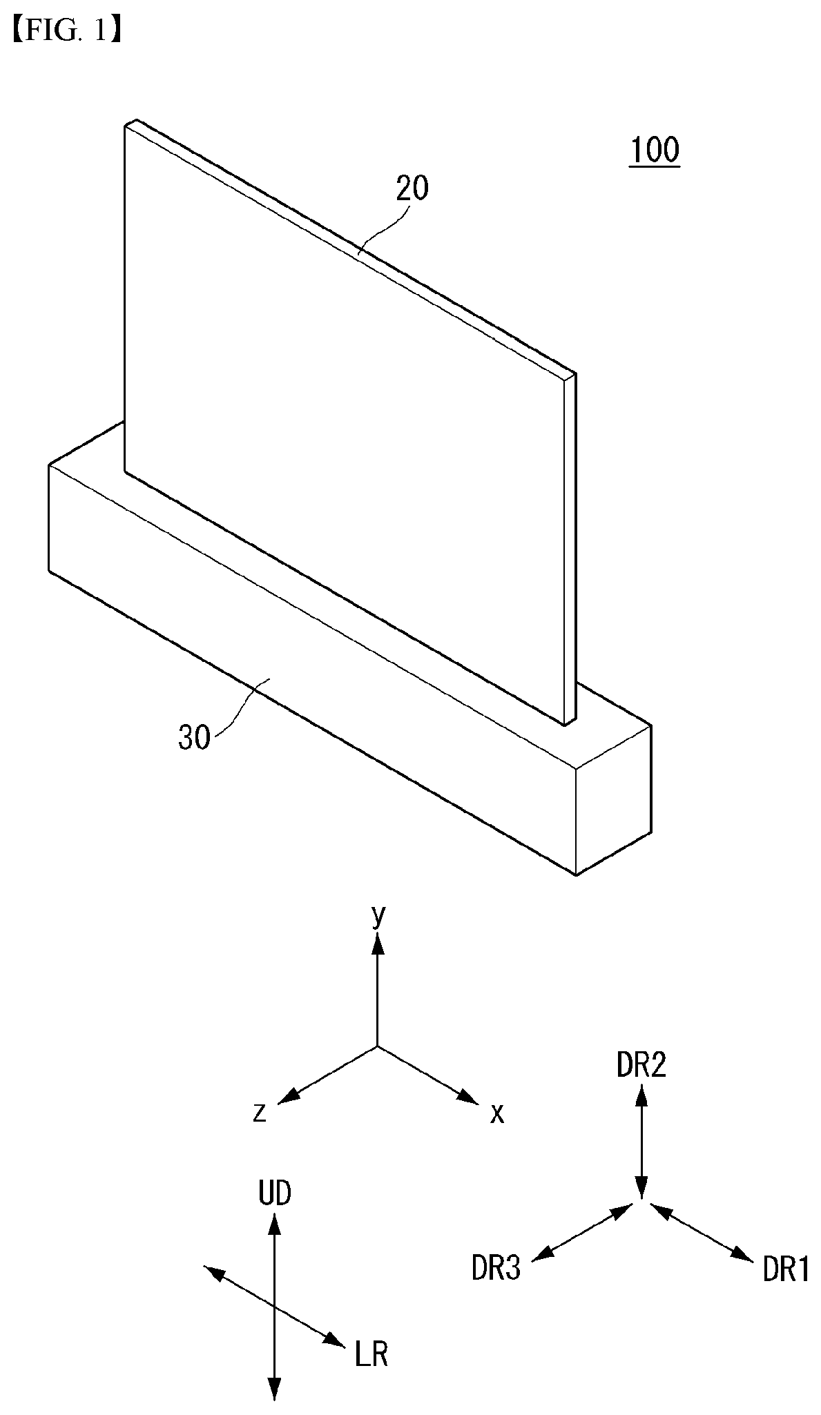 Patent US12101897 Figure 1 – Display device