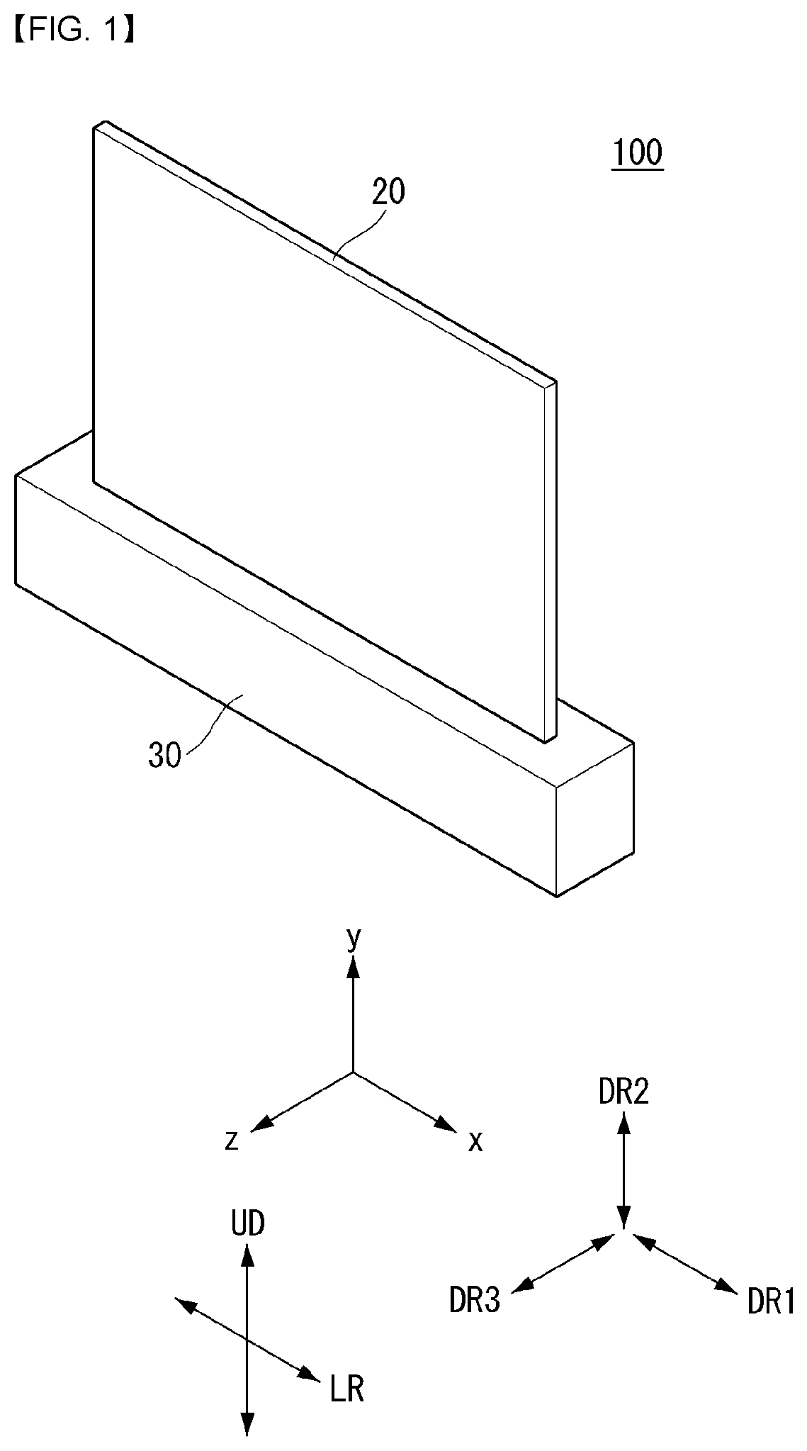 Patent US12101898 Figure 1 – Display device