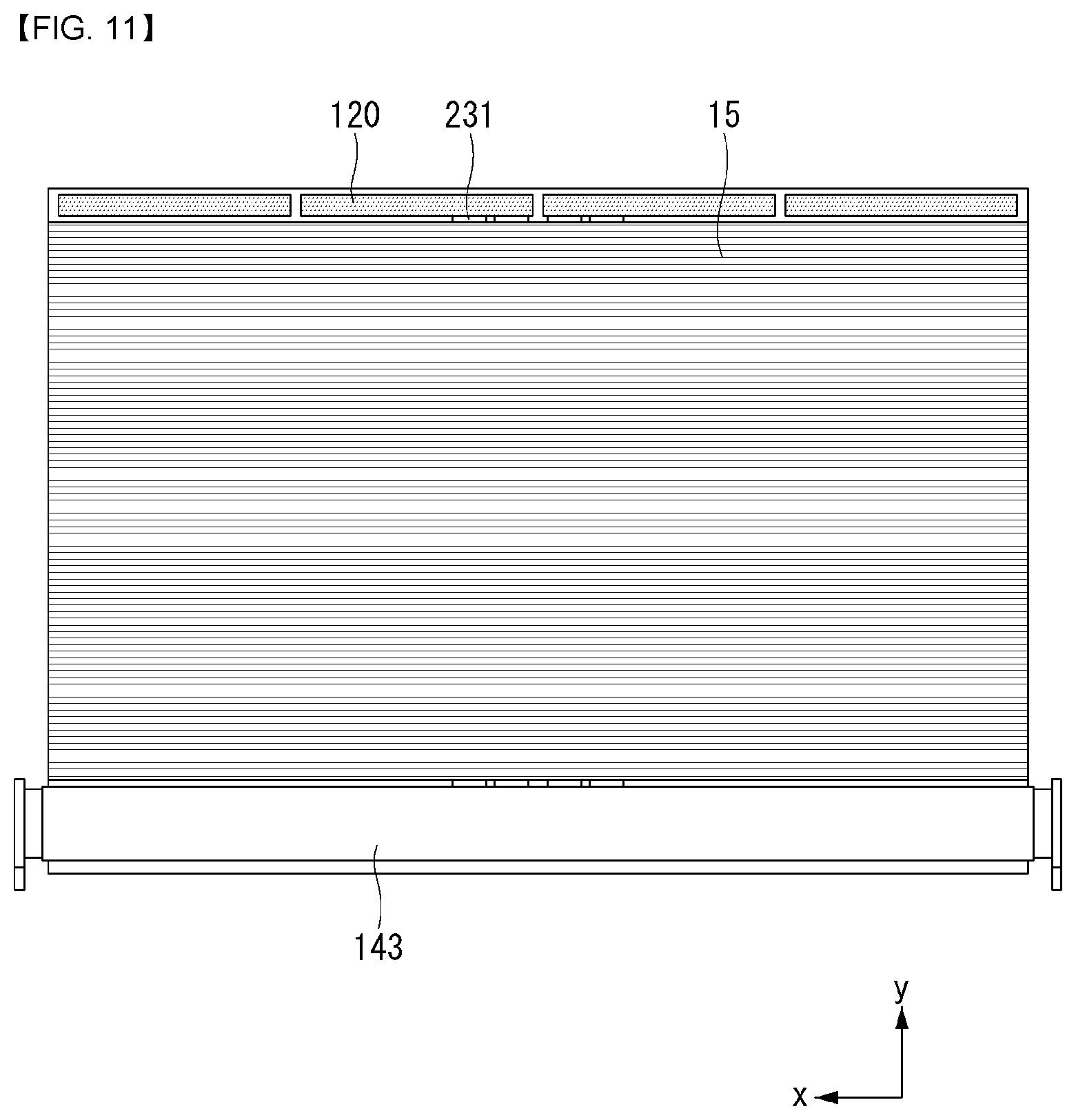 Patent US12101898 Figure 11 – Display device