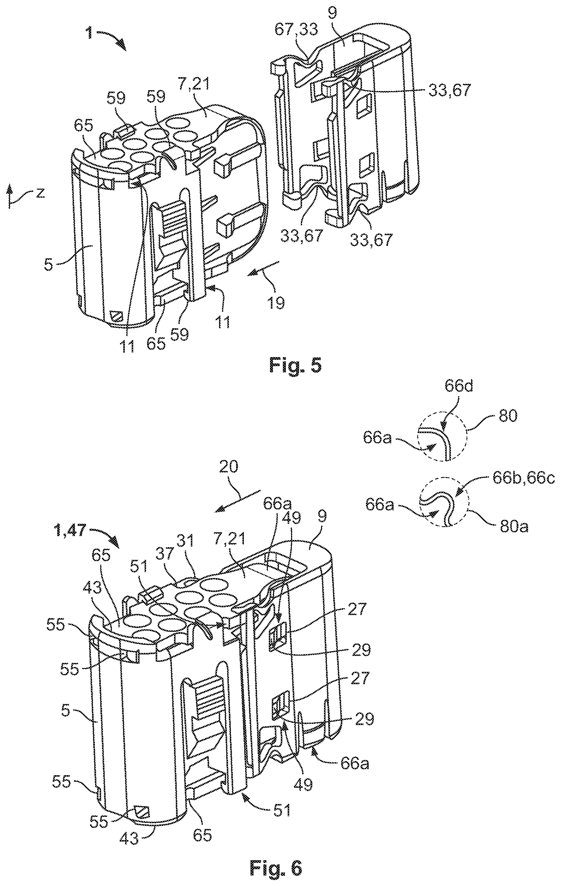 Patent US12101899 Figure 3 – Electrical element with clearance-free fixation of a plate member