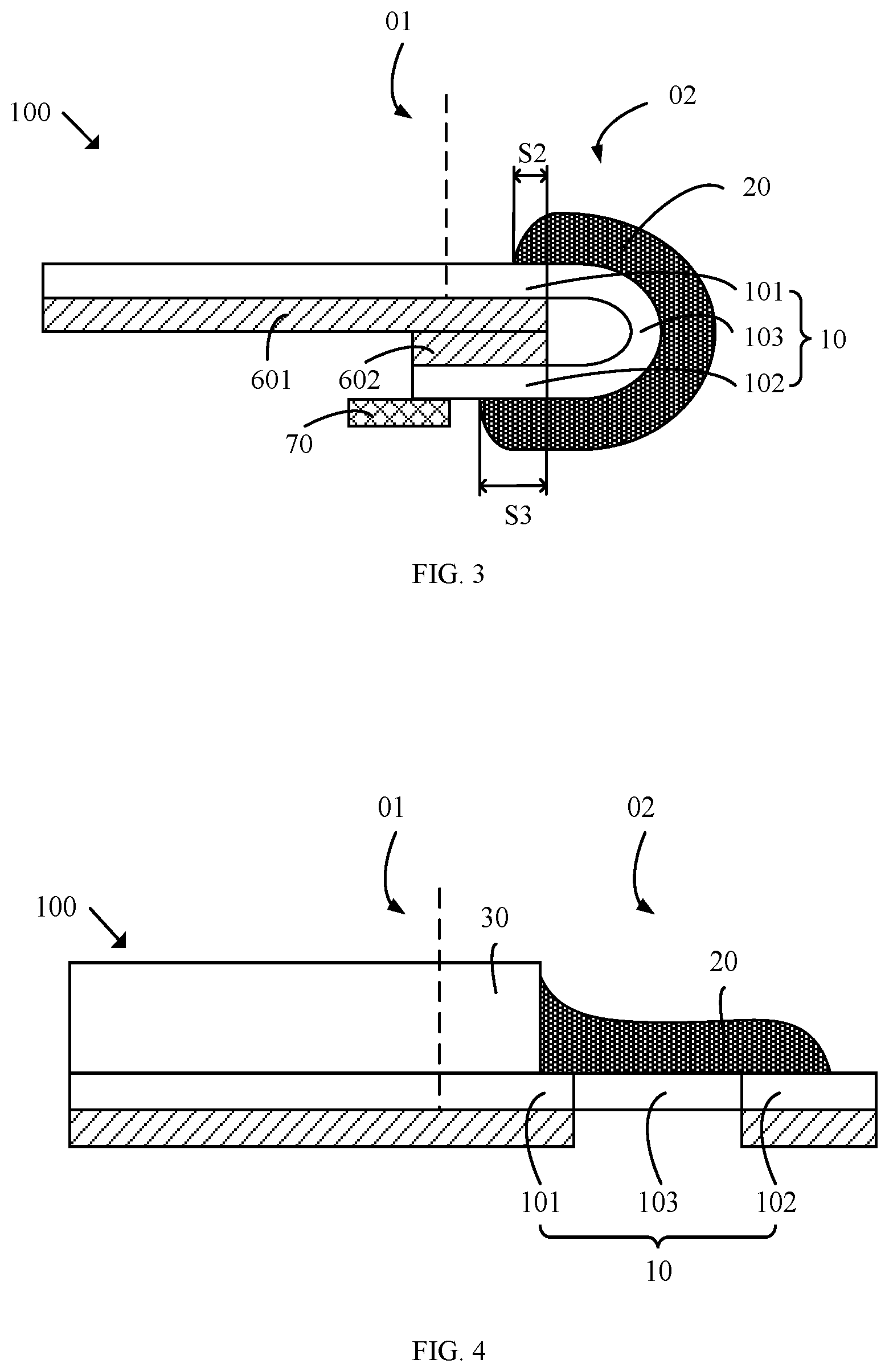 Patent US12101903 Figure 2 – Display panel and mobile terminal