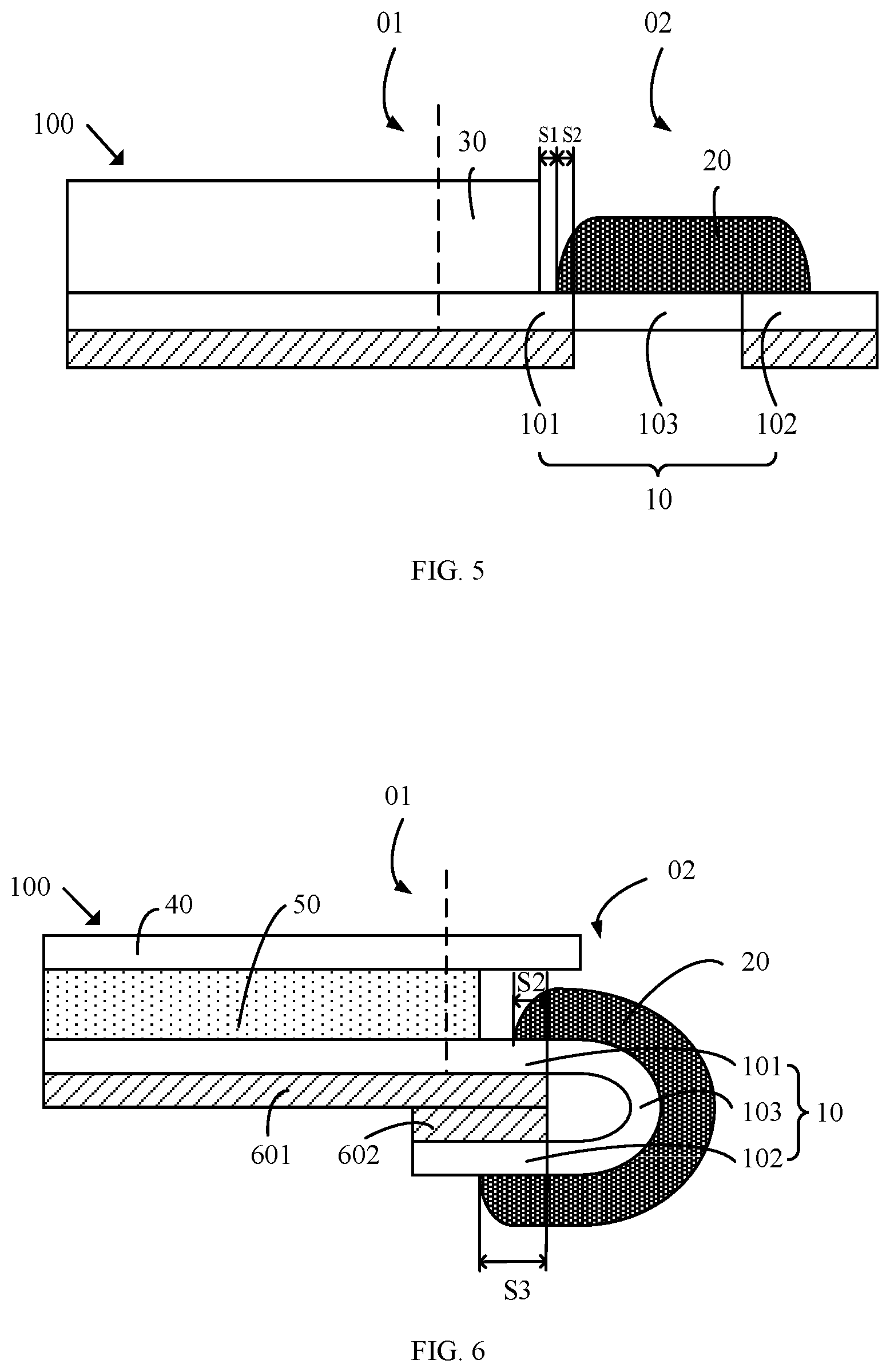 Patent US12101903 Figure 3 – Display panel and mobile terminal