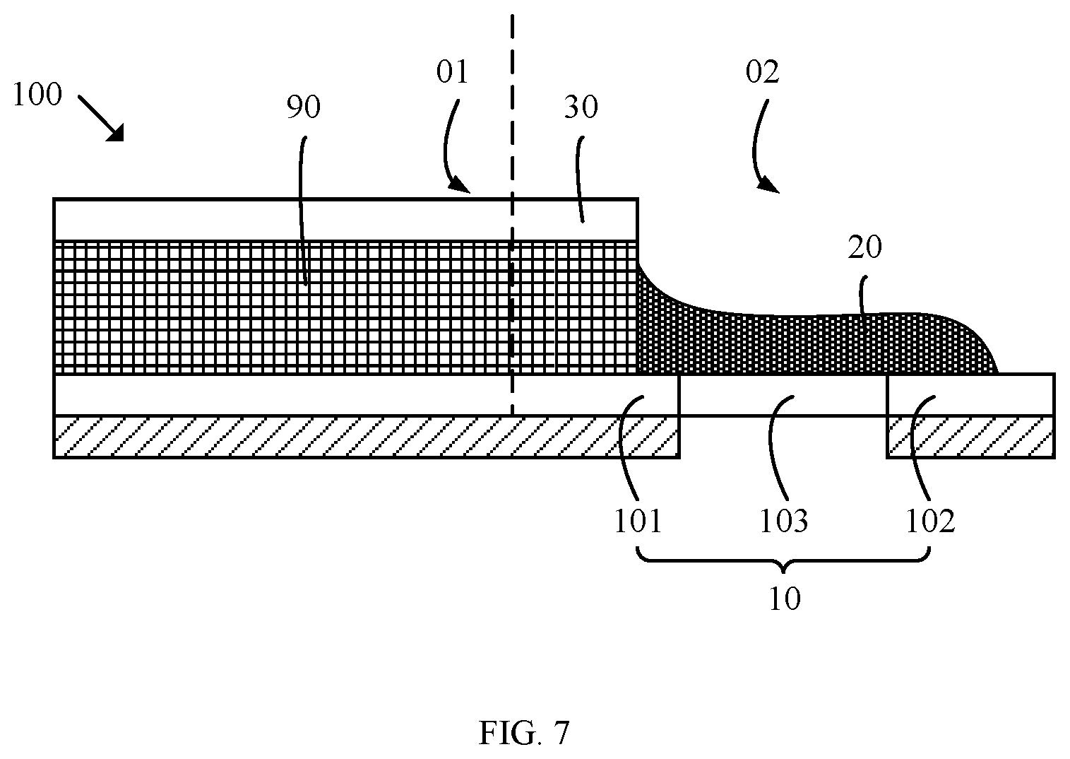 Patent US12101903 Figure 4 – Display panel and mobile terminal