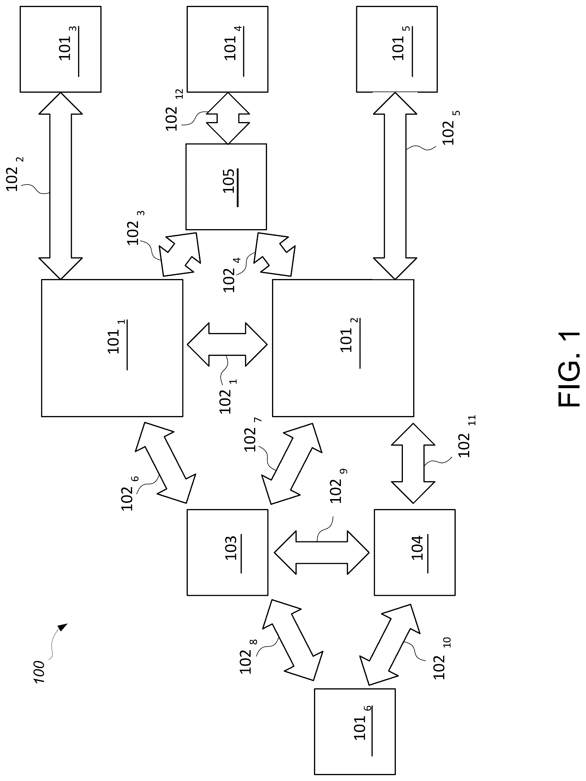 Patent US12101904 Figure 1 – Communication systems having pluggable optical modules