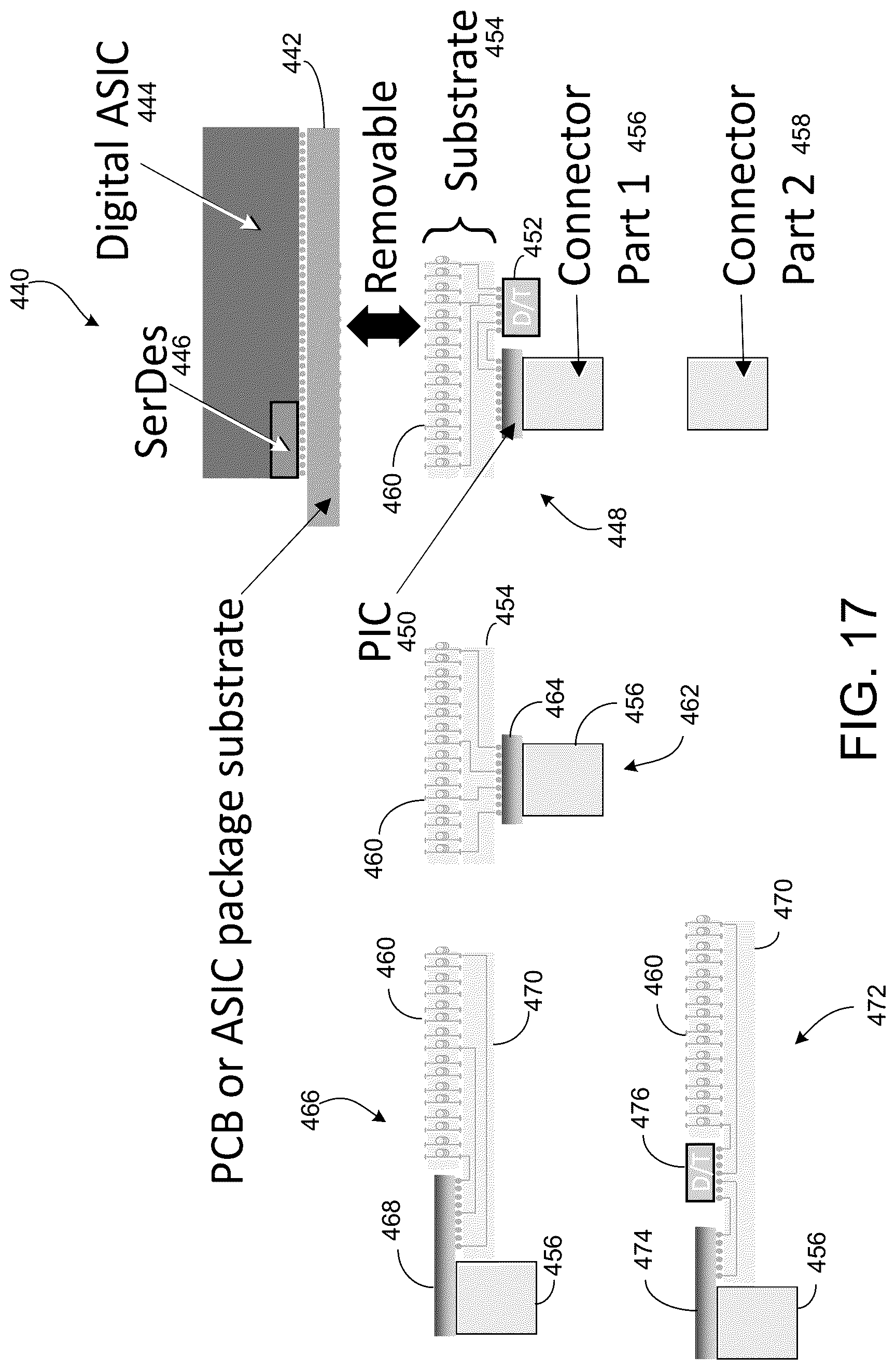 Patent US12101904 Figure 15 – Communication systems having pluggable optical modules