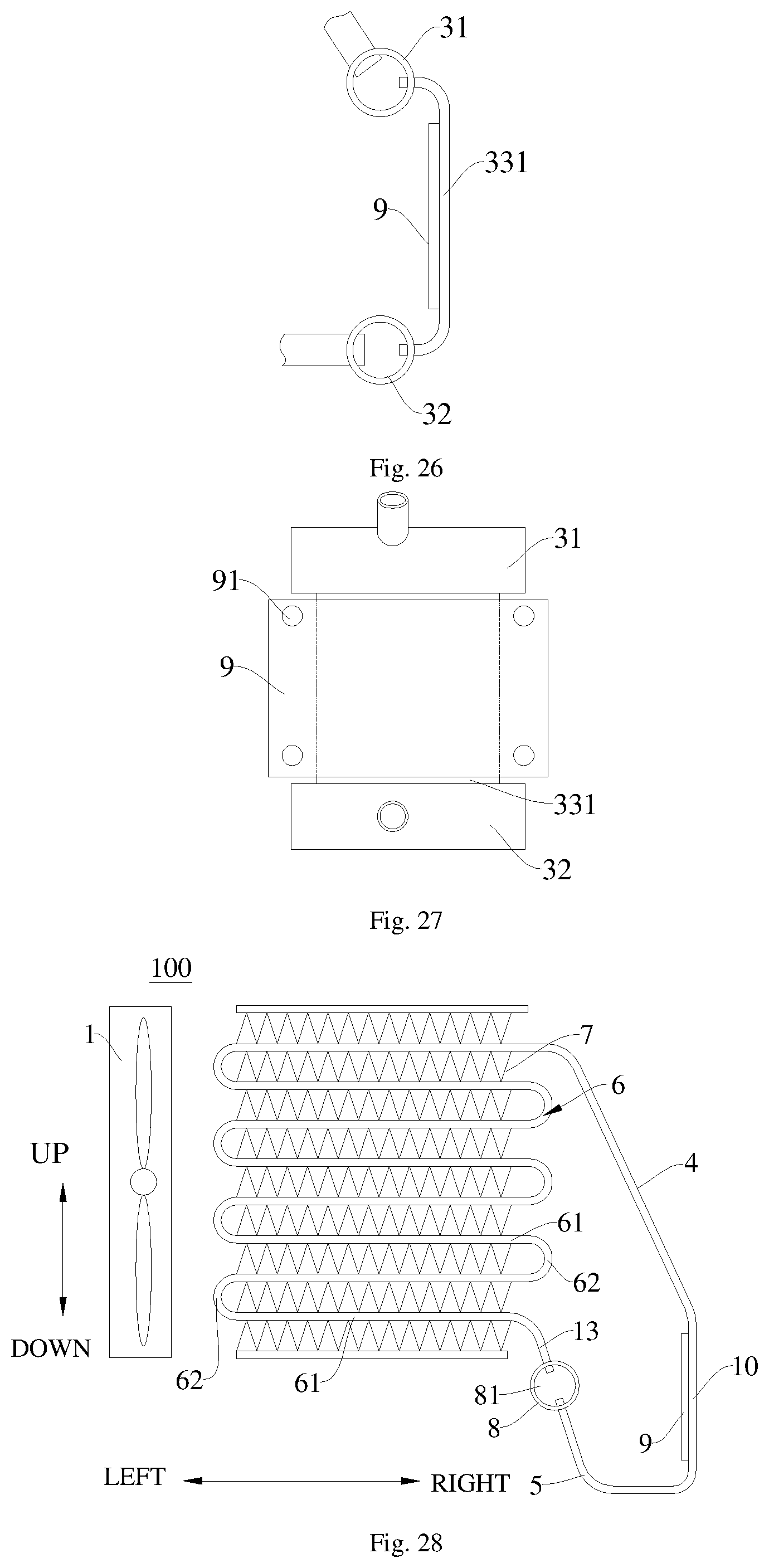 Patent US12101911 Figure 9 – Heat exchange system used for heat dissipation of electronic control assembly and computer host