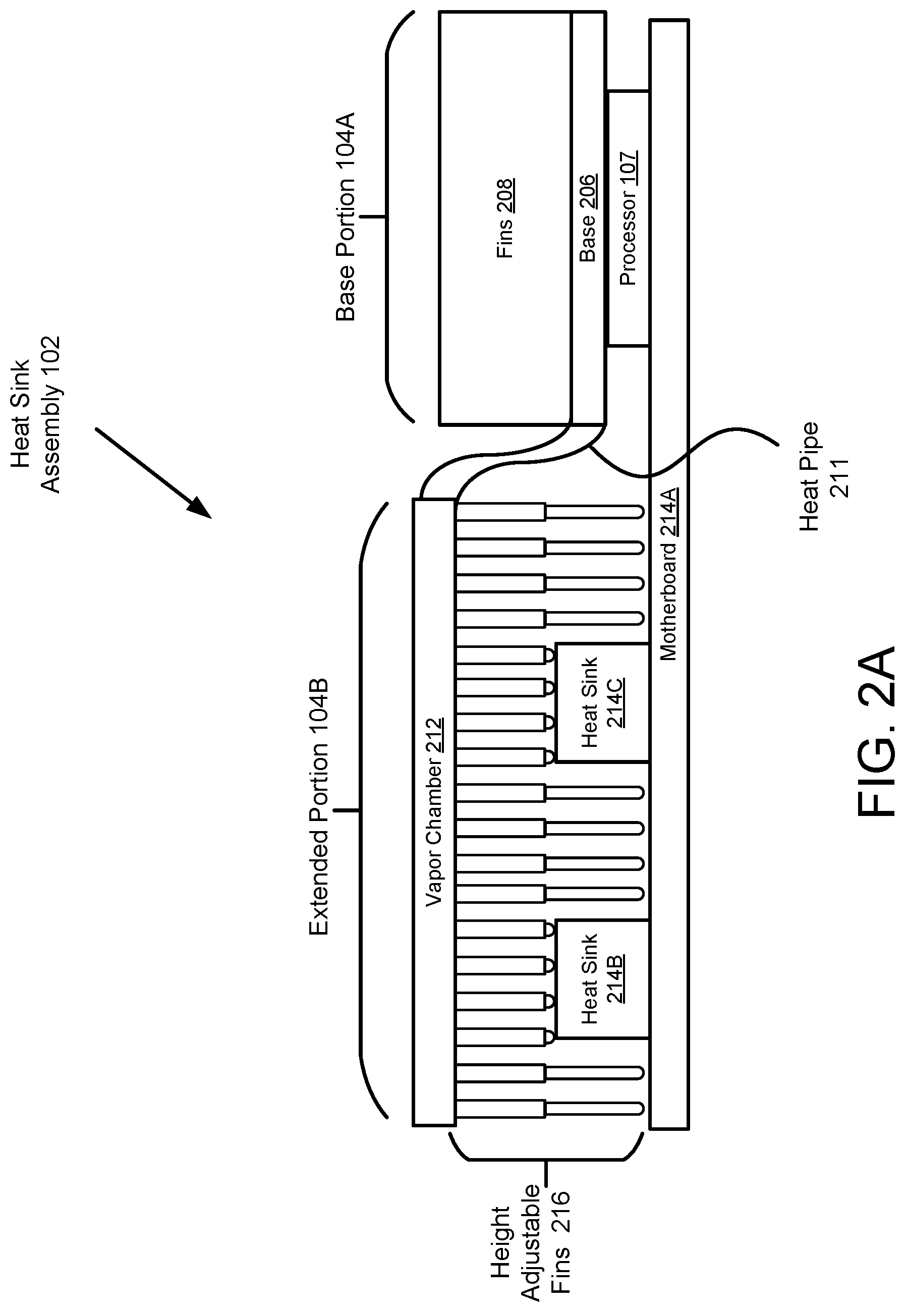 Patent US12101913 Figure 3 – Variable topography heat sink fins