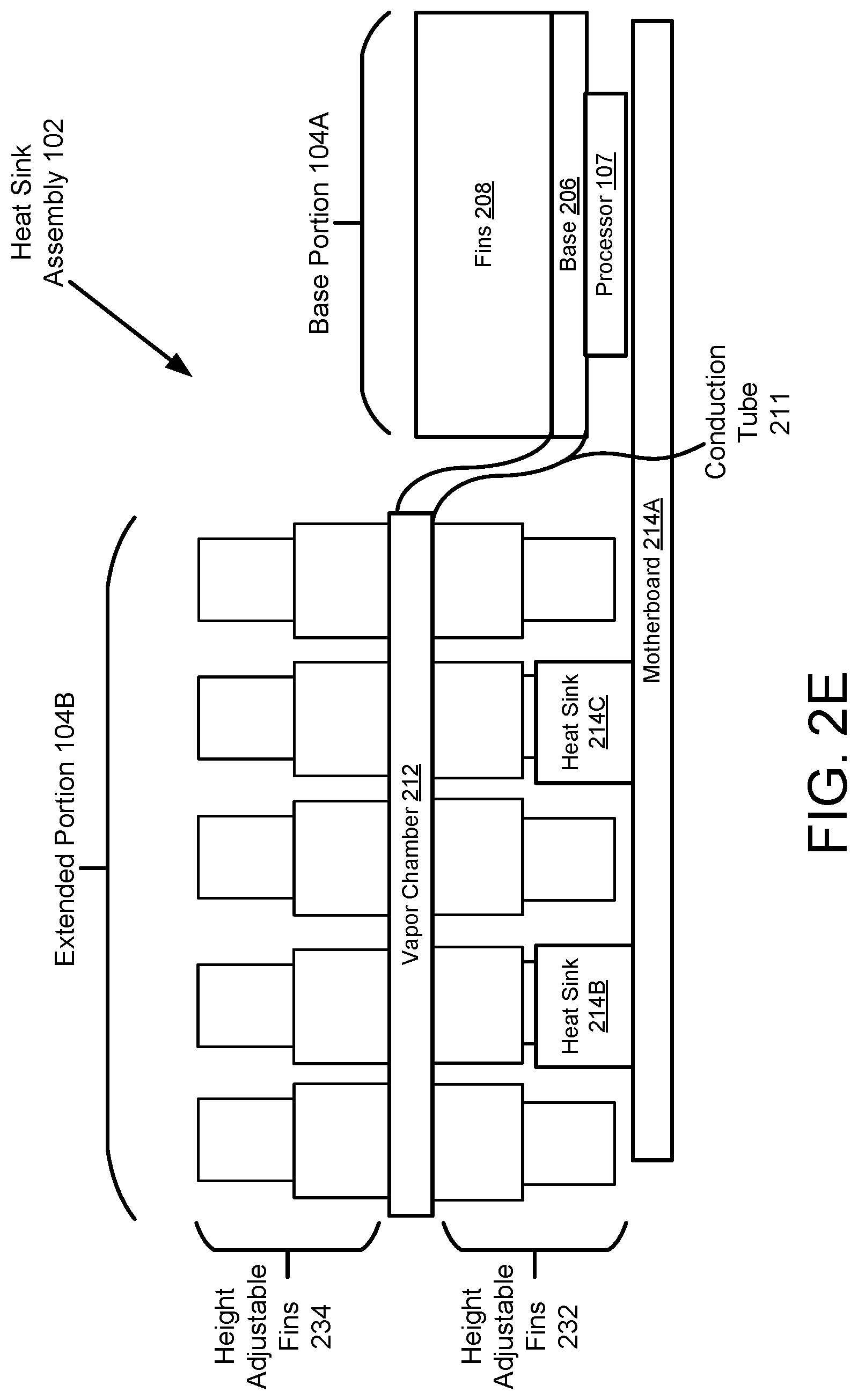 Patent US12101913 Figure 7 – Variable topography heat sink fins