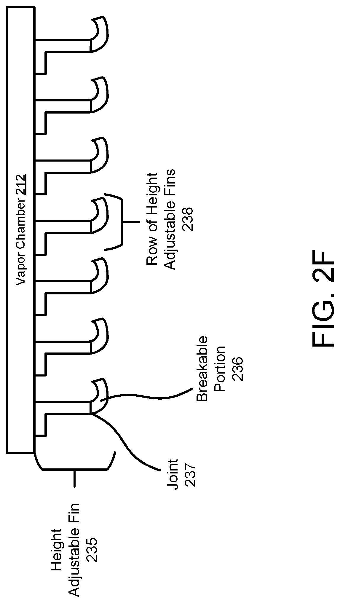 Patent US12101913 Figure 8 – Variable topography heat sink fins