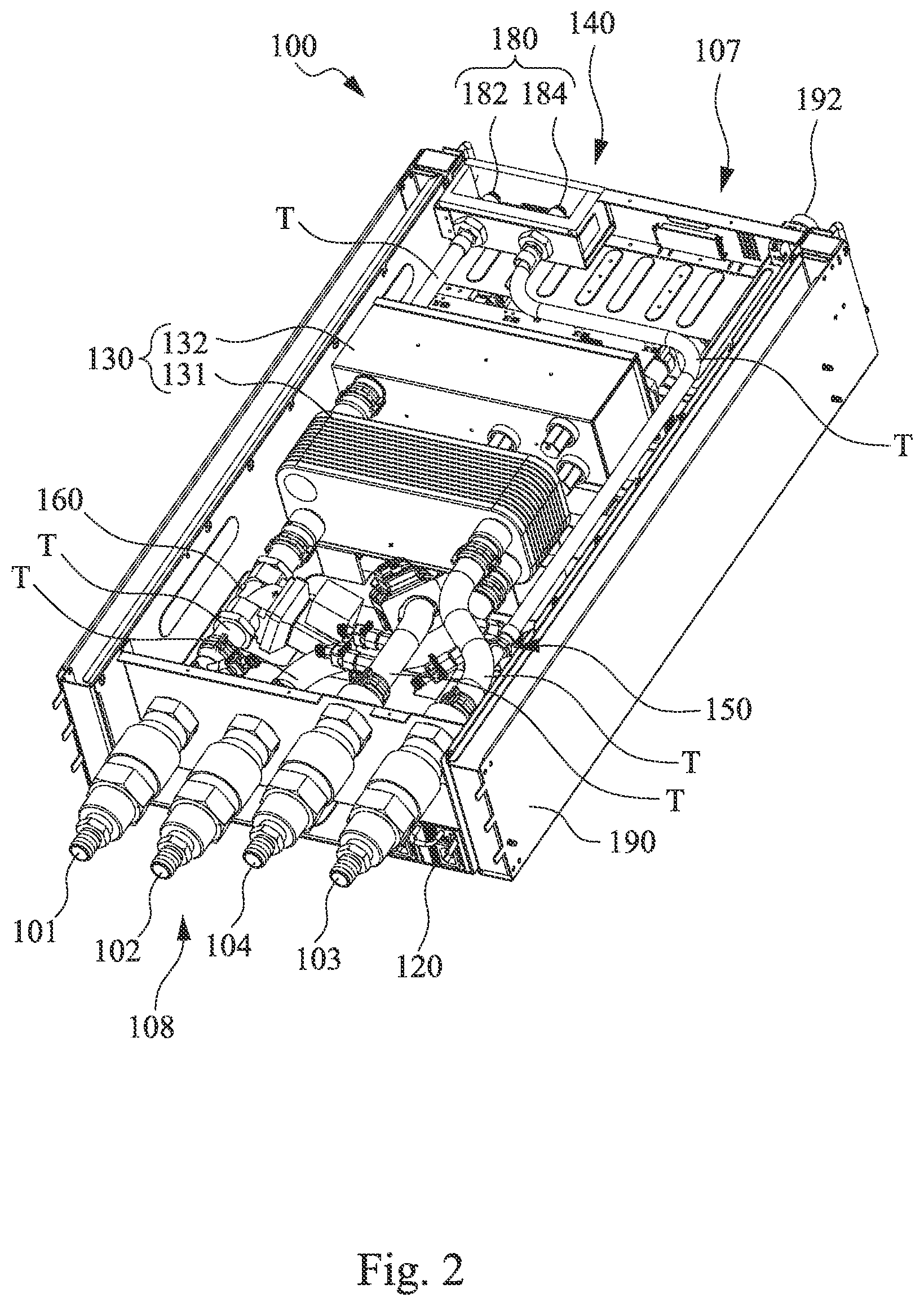 Patent US12101914 Figure 2 – Coolant distribution unit