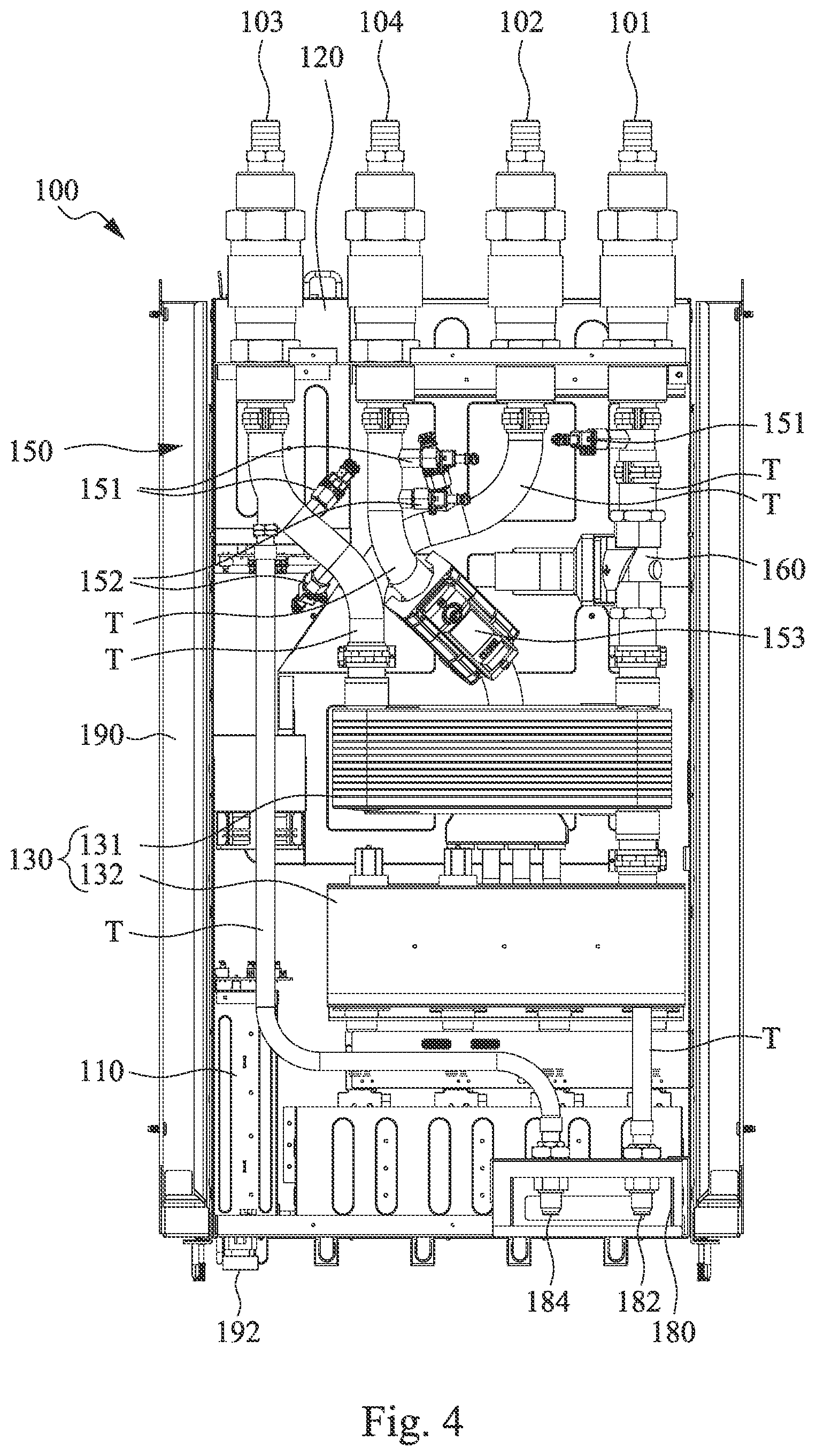 Patent US12101914 Figure 4 – Coolant distribution unit