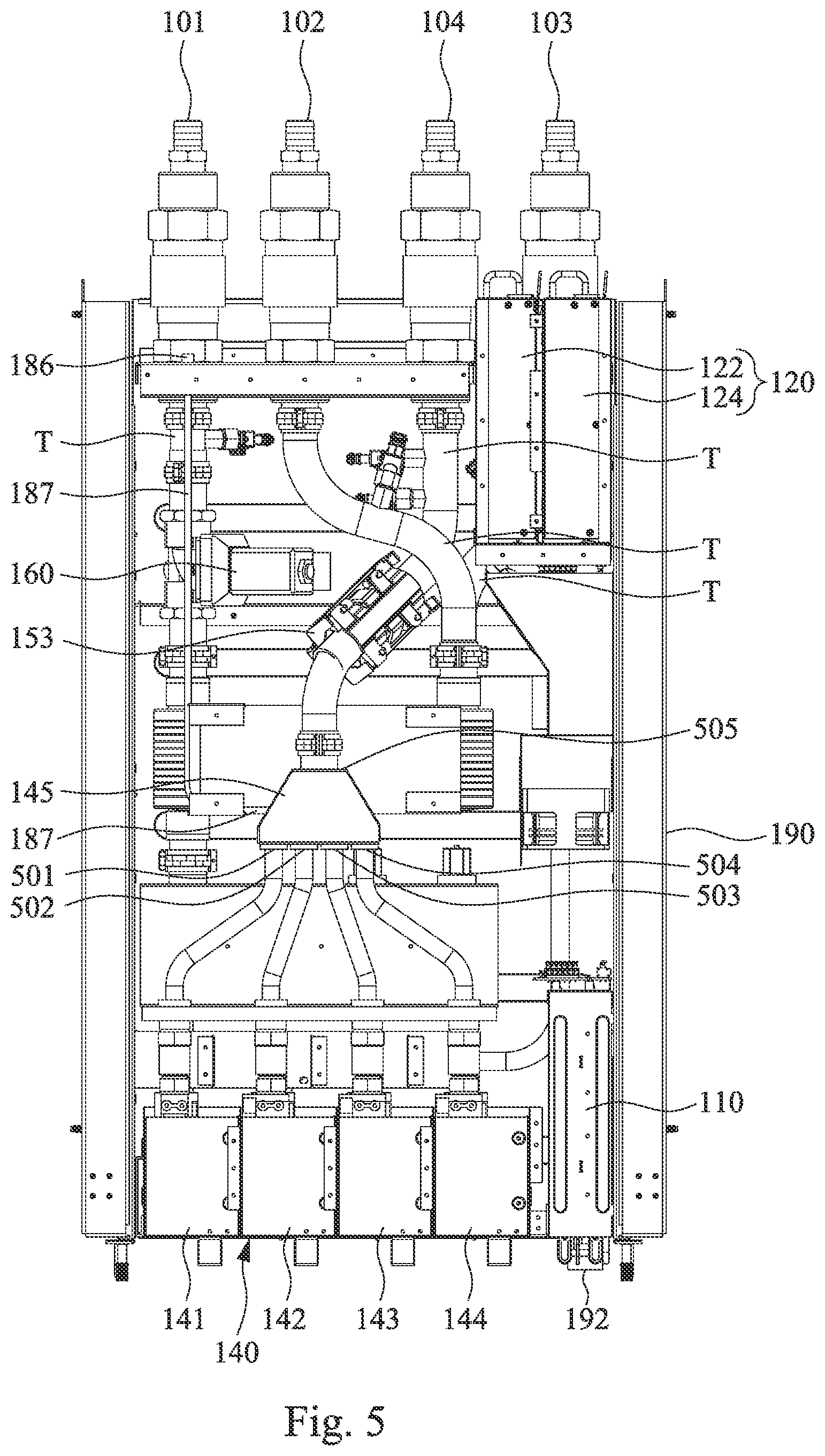 Patent US12101914 Figure 5 – Coolant distribution unit