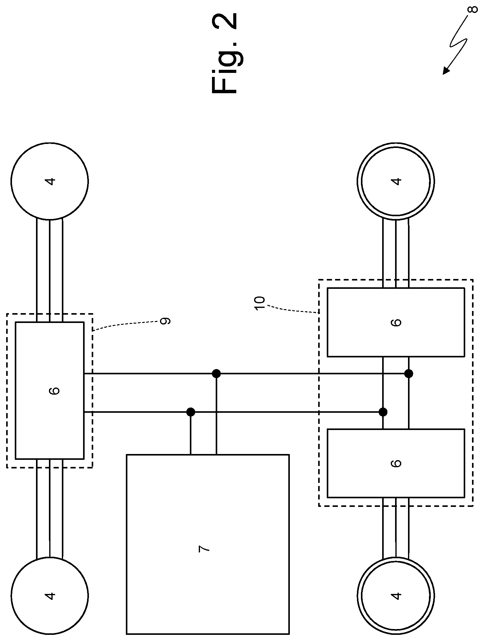 Patent US12101916 Figure 2 – Compact electronic power converter to control at least one electric motor of a vehicle
