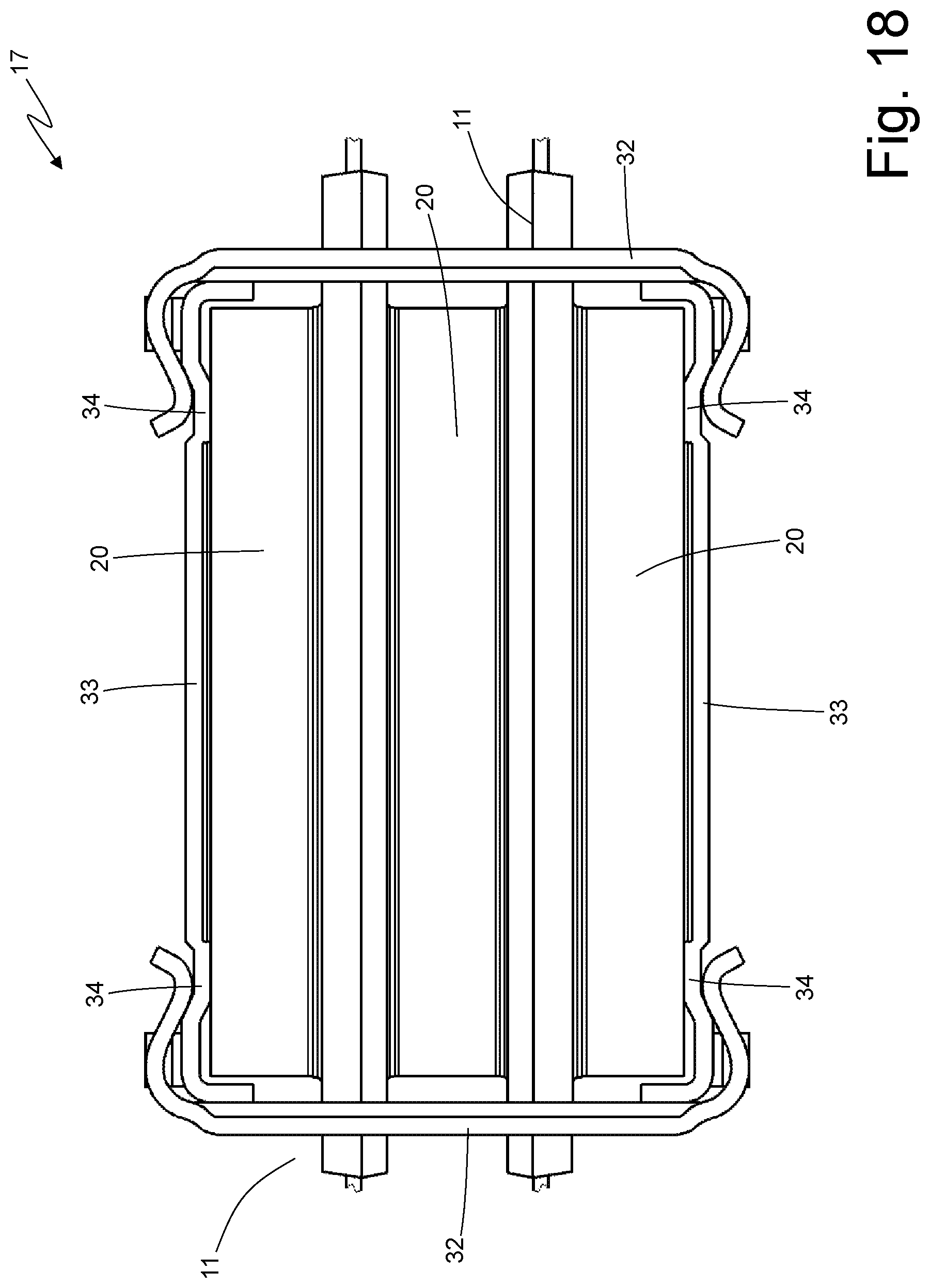 Patent US12101916 Figure 16 – Compact electronic power converter to control at least one electric motor of a vehicle