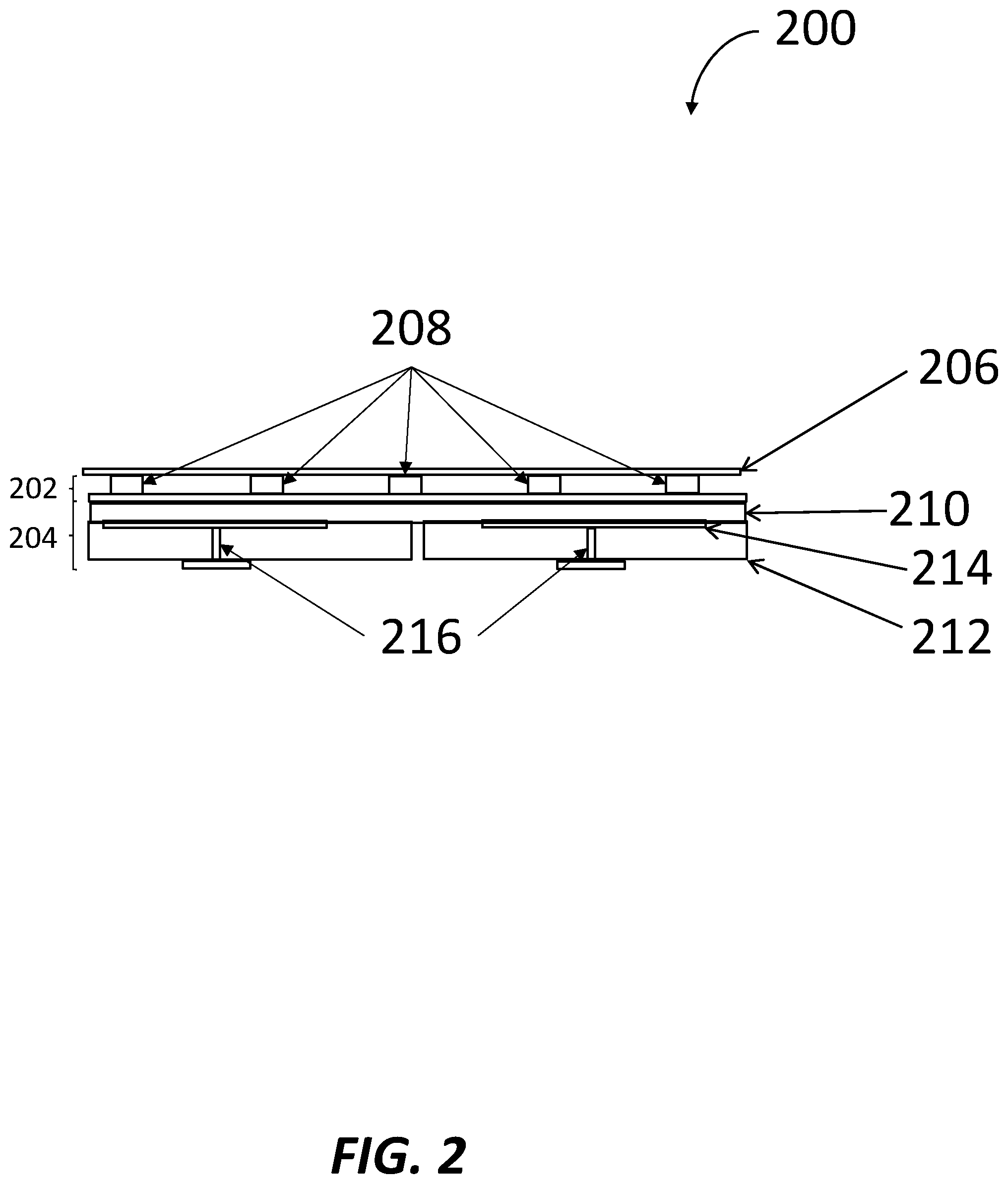 Patent US12101920 Figure 2 – Conductive polymeric layers for charge dissipation