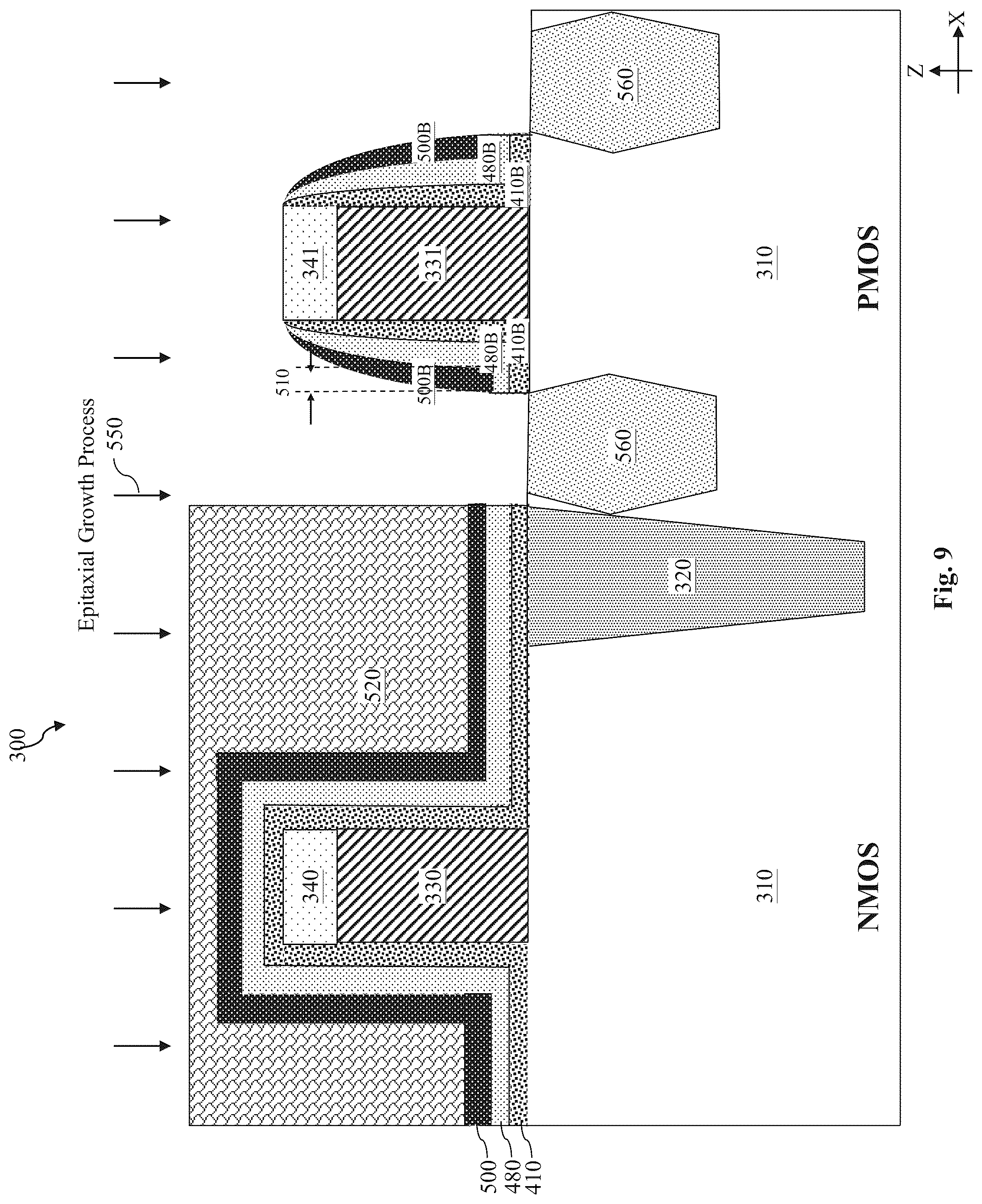 Patent US12101921 Figure 9 – SRAM speed and margin optimization via spacer tuning