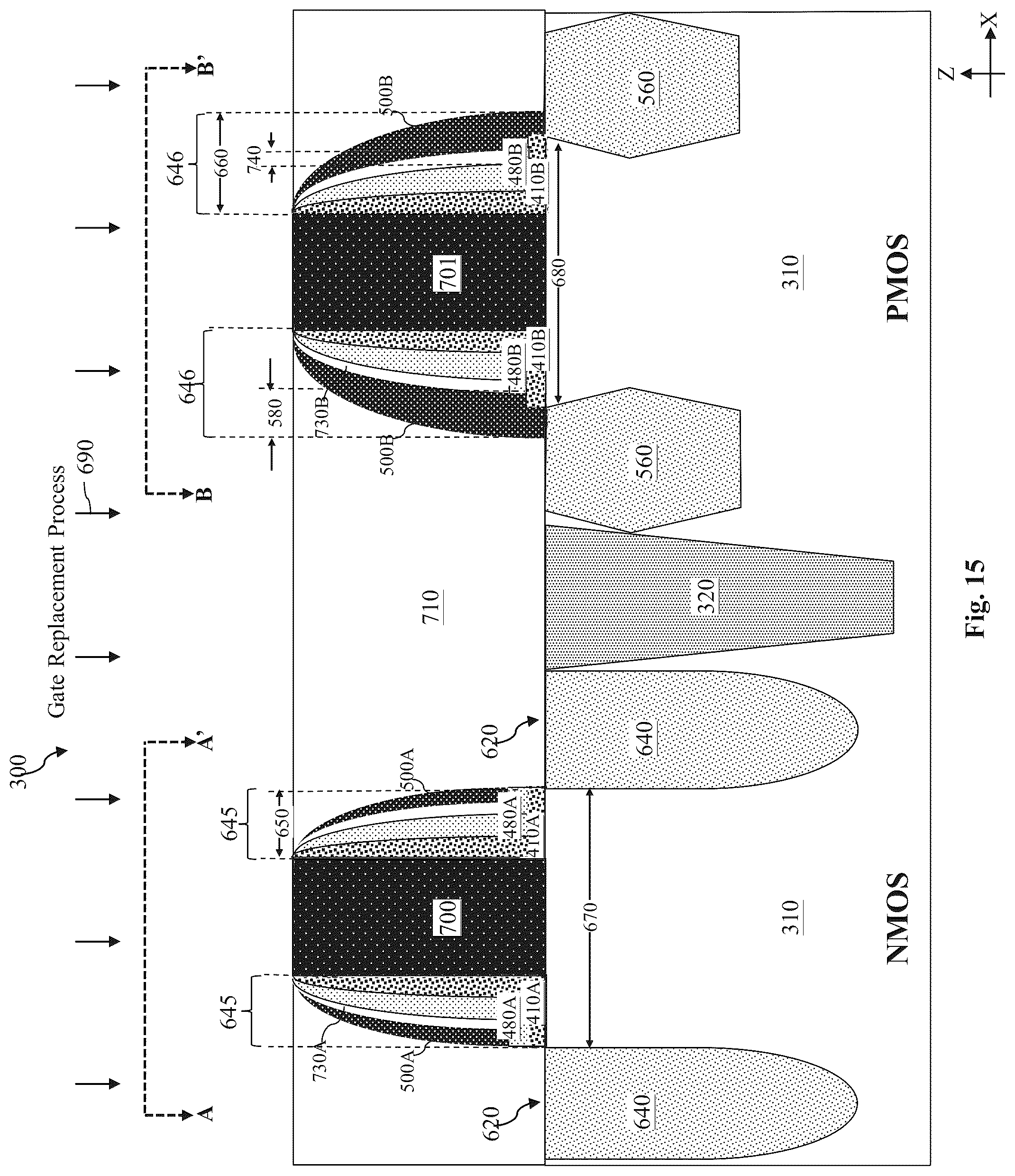 Patent US12101921 Figure 15 – SRAM speed and margin optimization via spacer tuning