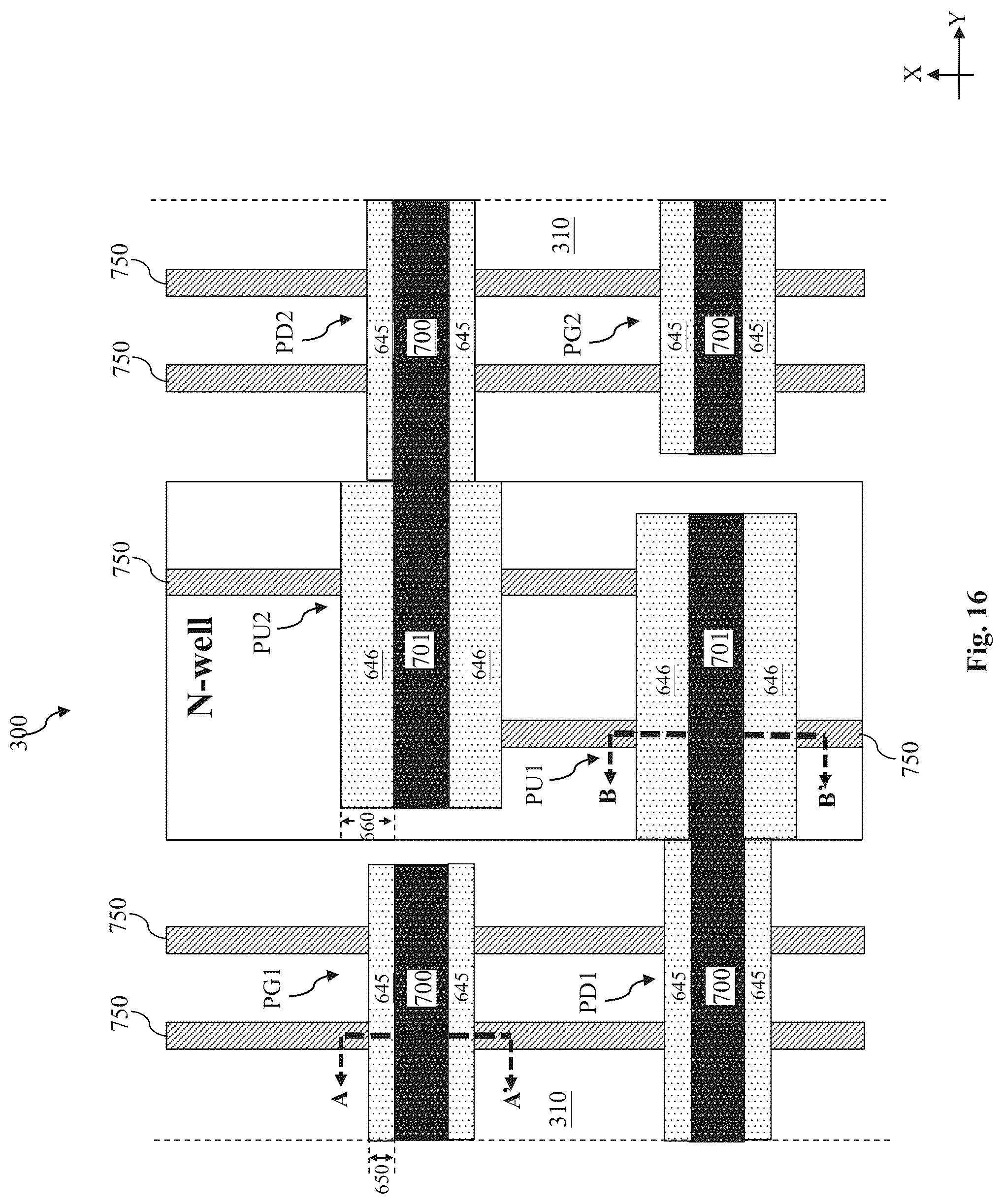 Patent US12101921 Figure 16 – SRAM speed and margin optimization via spacer tuning
