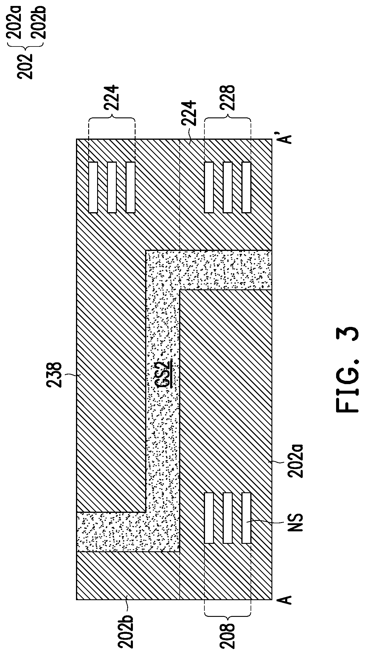 Patent US12101922 Figure 5 – Memory device and layout, manufacturing method of the same