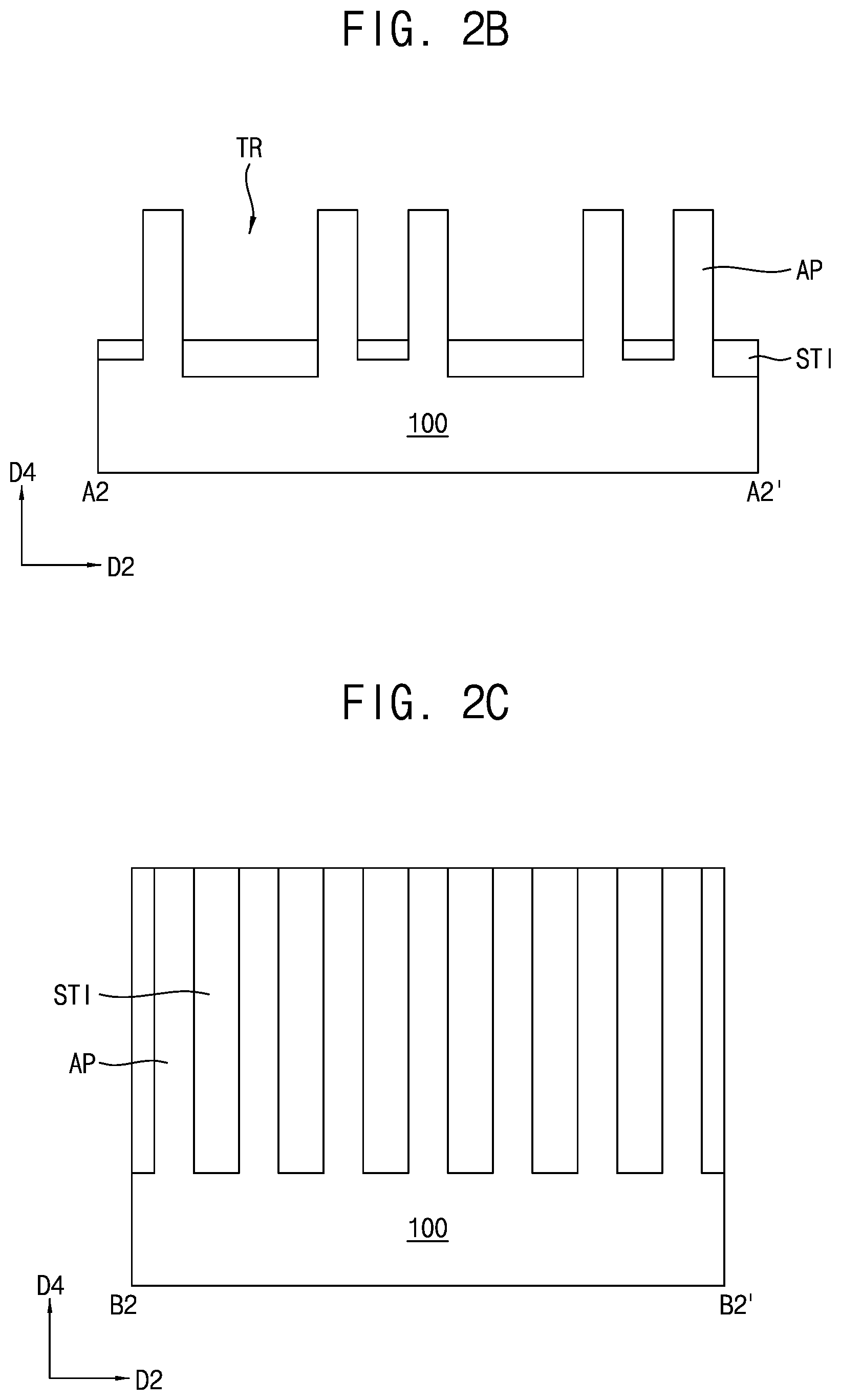 Patent US12101923 Figure 6 – Semiconductor device including gate structure having first portion and second portion and method for manufacturing the same