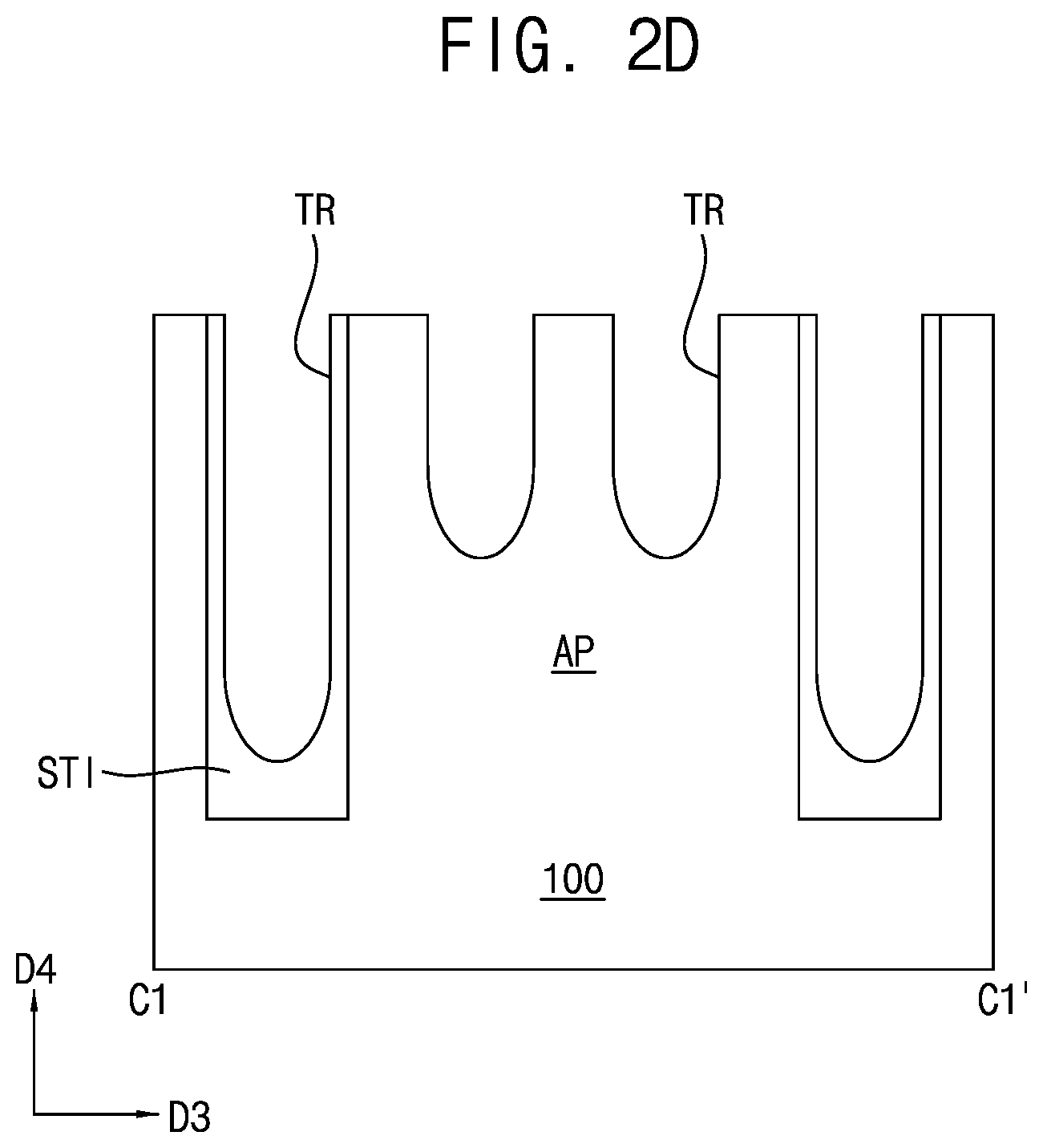 Patent US12101923 Figure 7 – Semiconductor device including gate structure having first portion and second portion and method for manufacturing the same