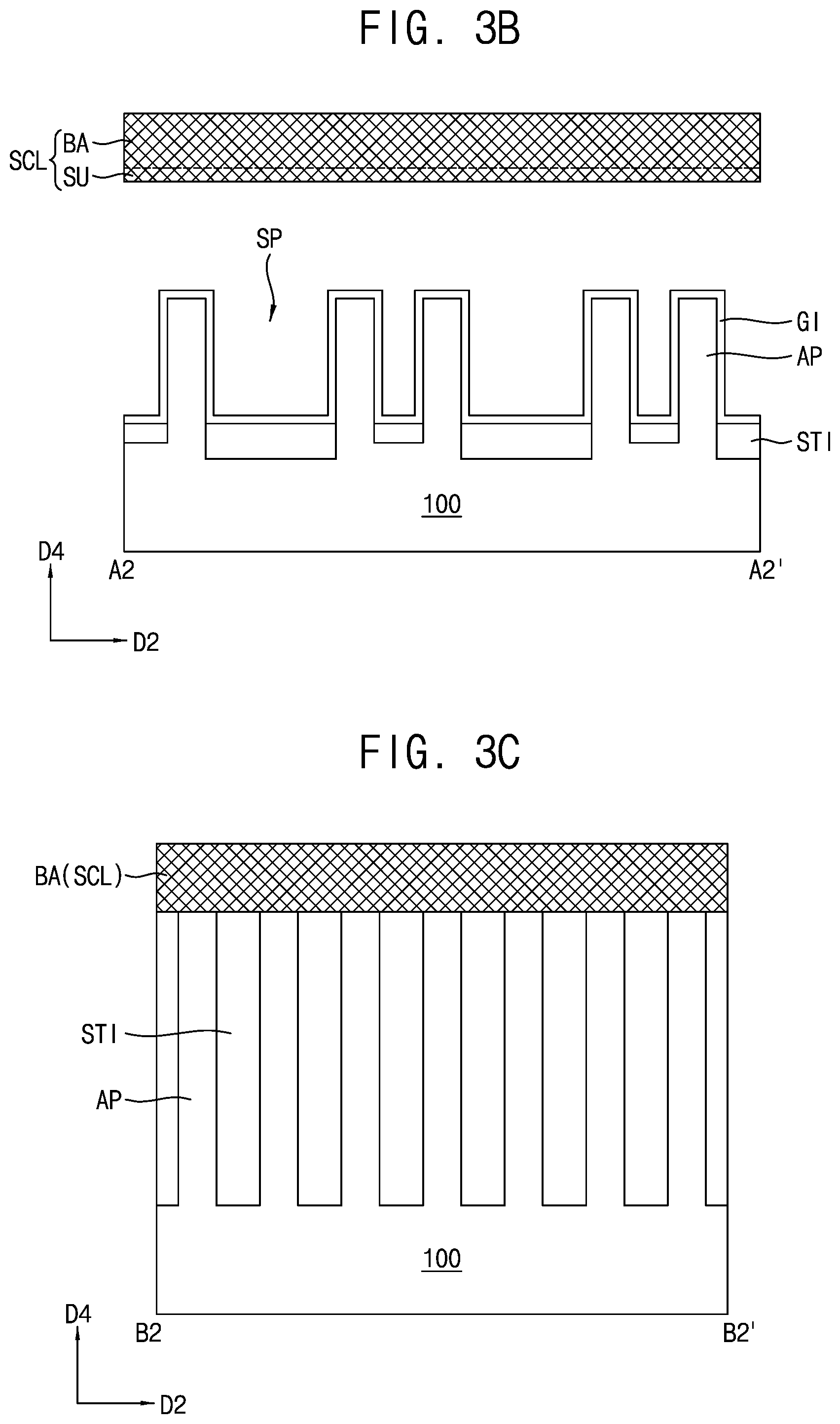 Patent US12101923 Figure 9 – Semiconductor device including gate structure having first portion and second portion and method for manufacturing the same