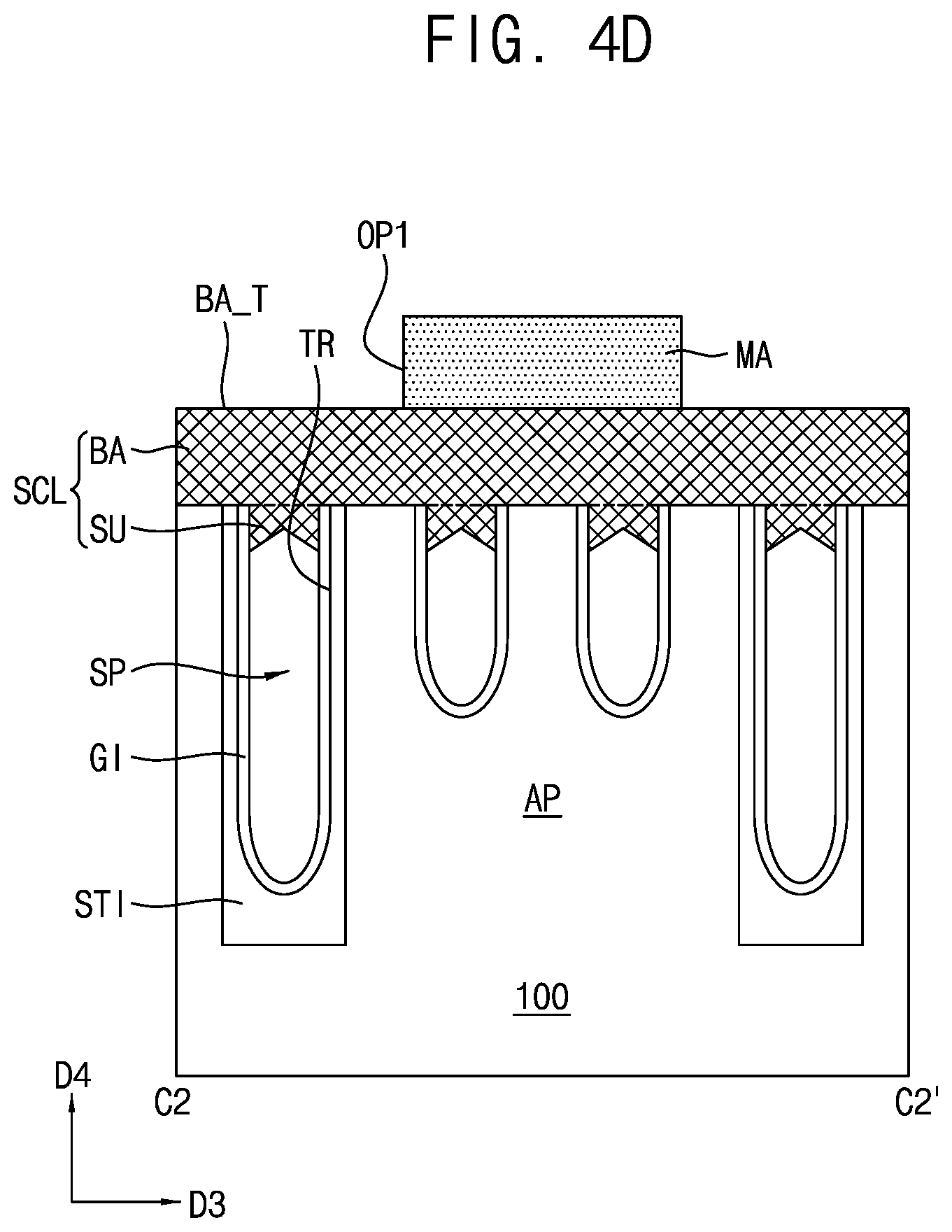 Patent US12101923 Figure 14 – Semiconductor device including gate structure having first portion and second portion and method for manufacturing the same