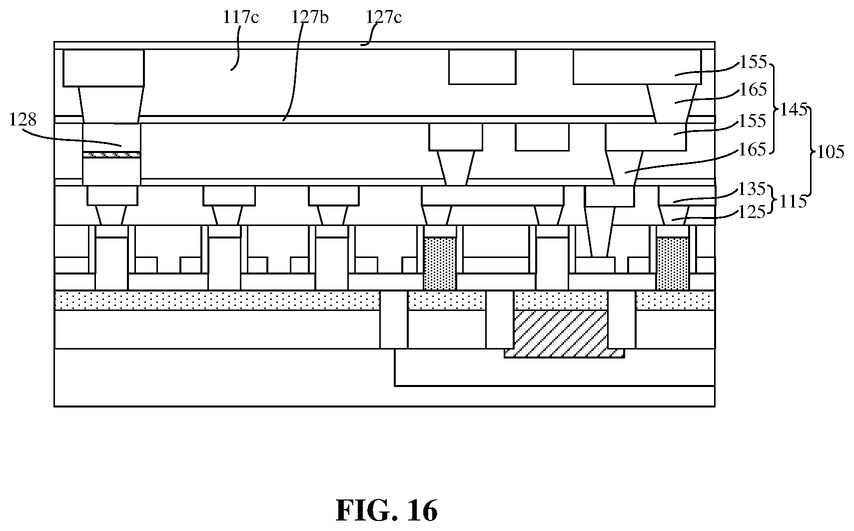 Patent US12101924 Figure 16 – Semiconductor structure and method for manufacturing same