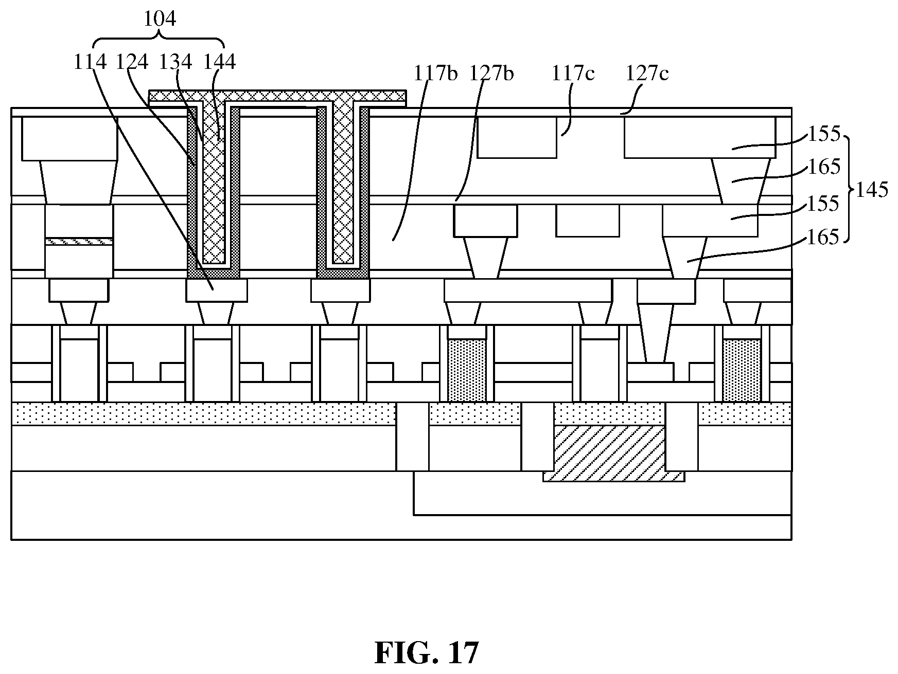 Patent US12101924 Figure 17 – Semiconductor structure and method for manufacturing same