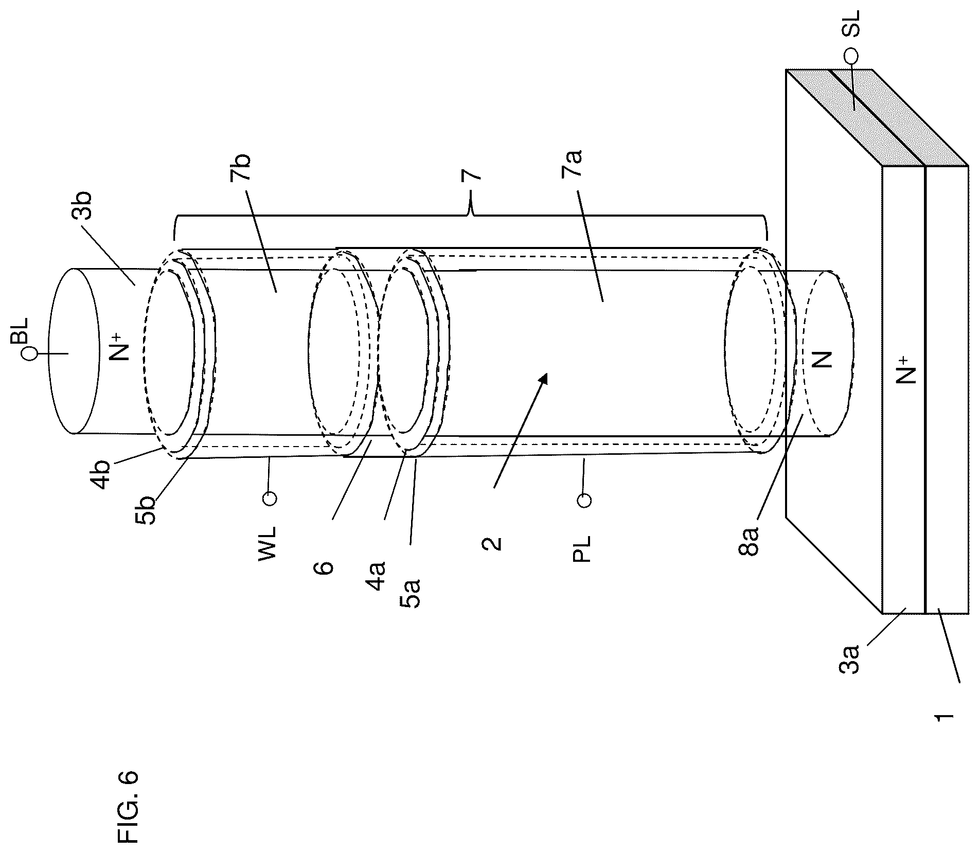 Patent US12101925 Figure 14 – Memory device using semiconductor elements