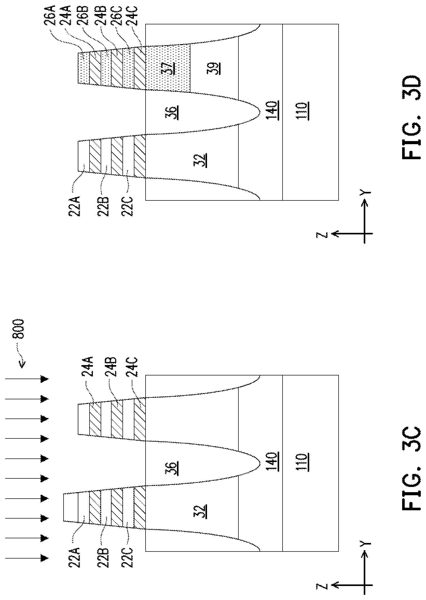Patent US12101926 Figure 8 – Capacitor, memory device, and method