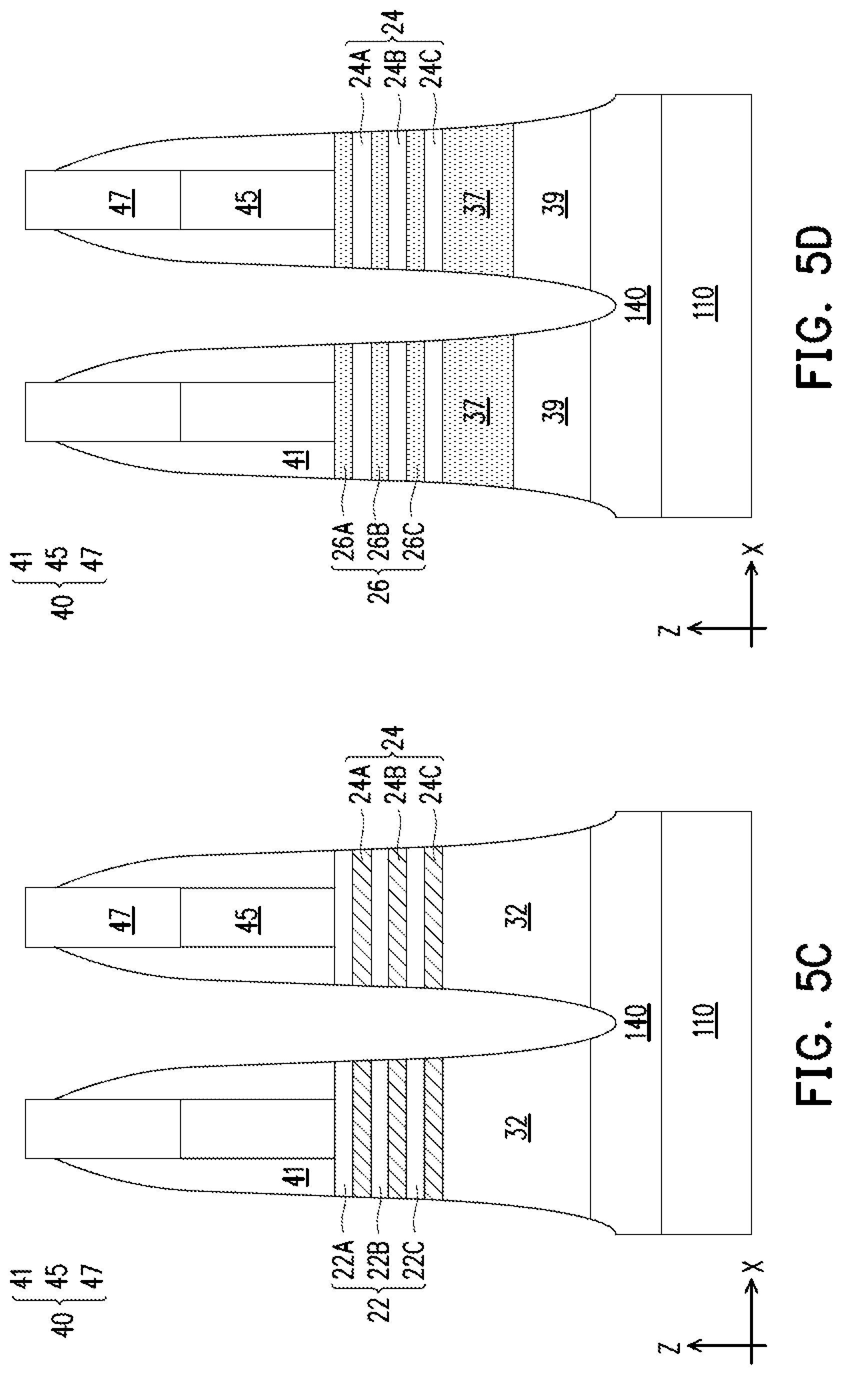 Patent US12101926 Figure 12 – Capacitor, memory device, and method