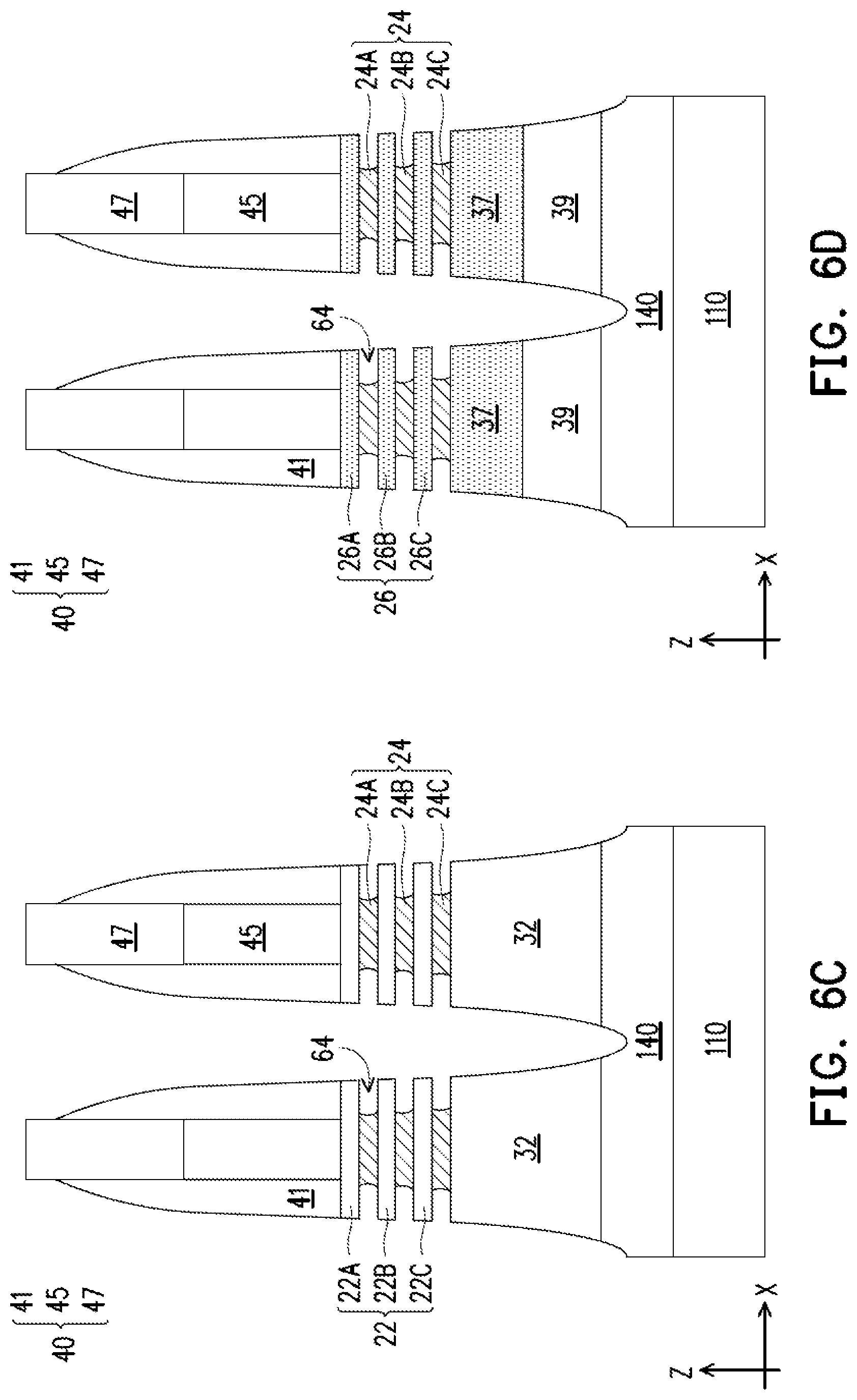 Patent US12101926 Figure 14 – Capacitor, memory device, and method