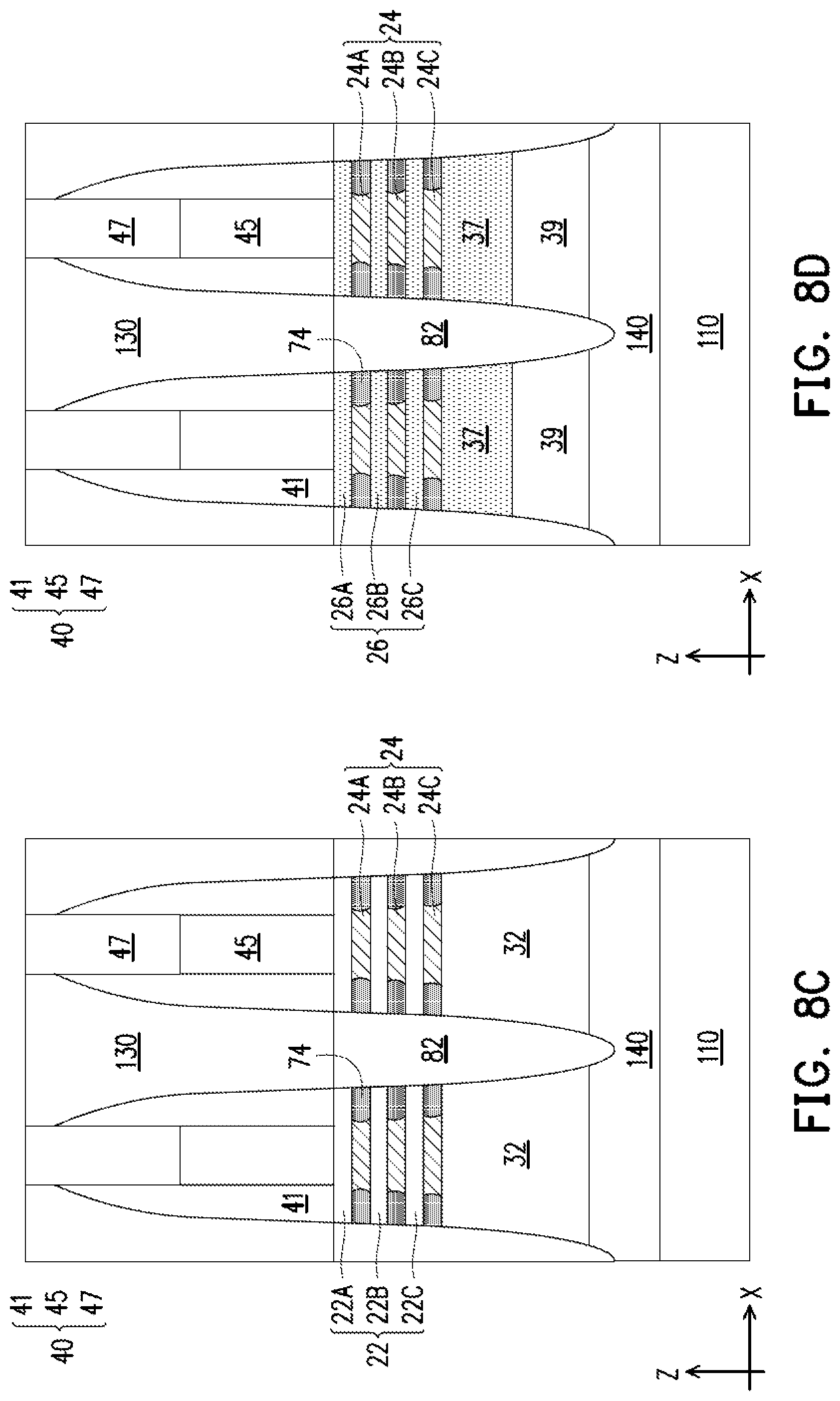 Patent US12101926 Figure 18 – Capacitor, memory device, and method