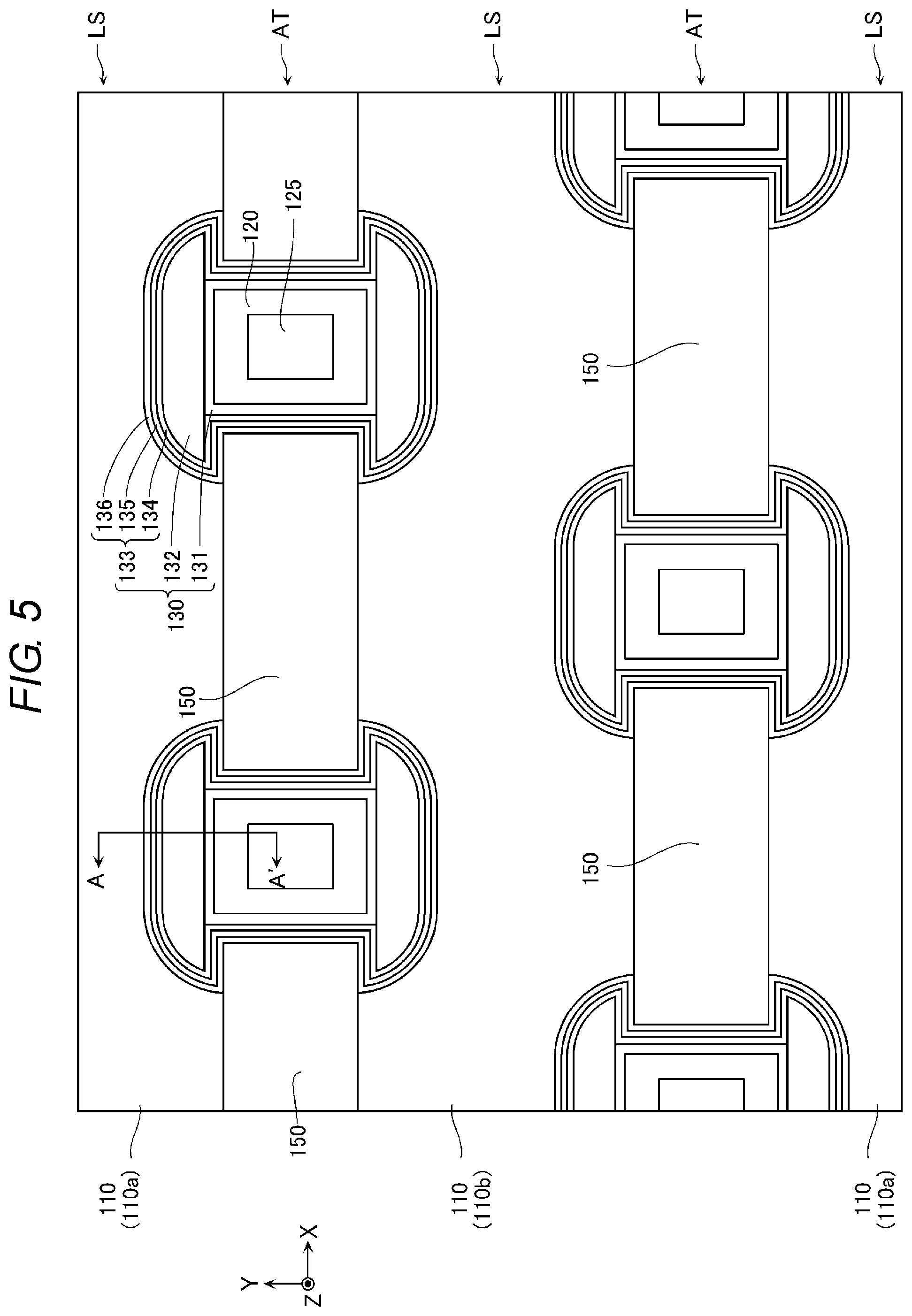 Patent US12101928 Figure 5 – Semiconductor storage device