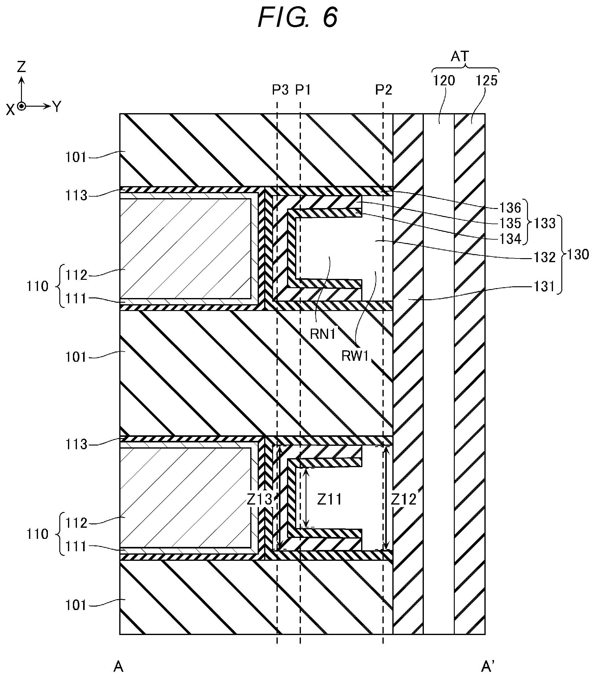 Patent US12101928 Figure 6 – Semiconductor storage device