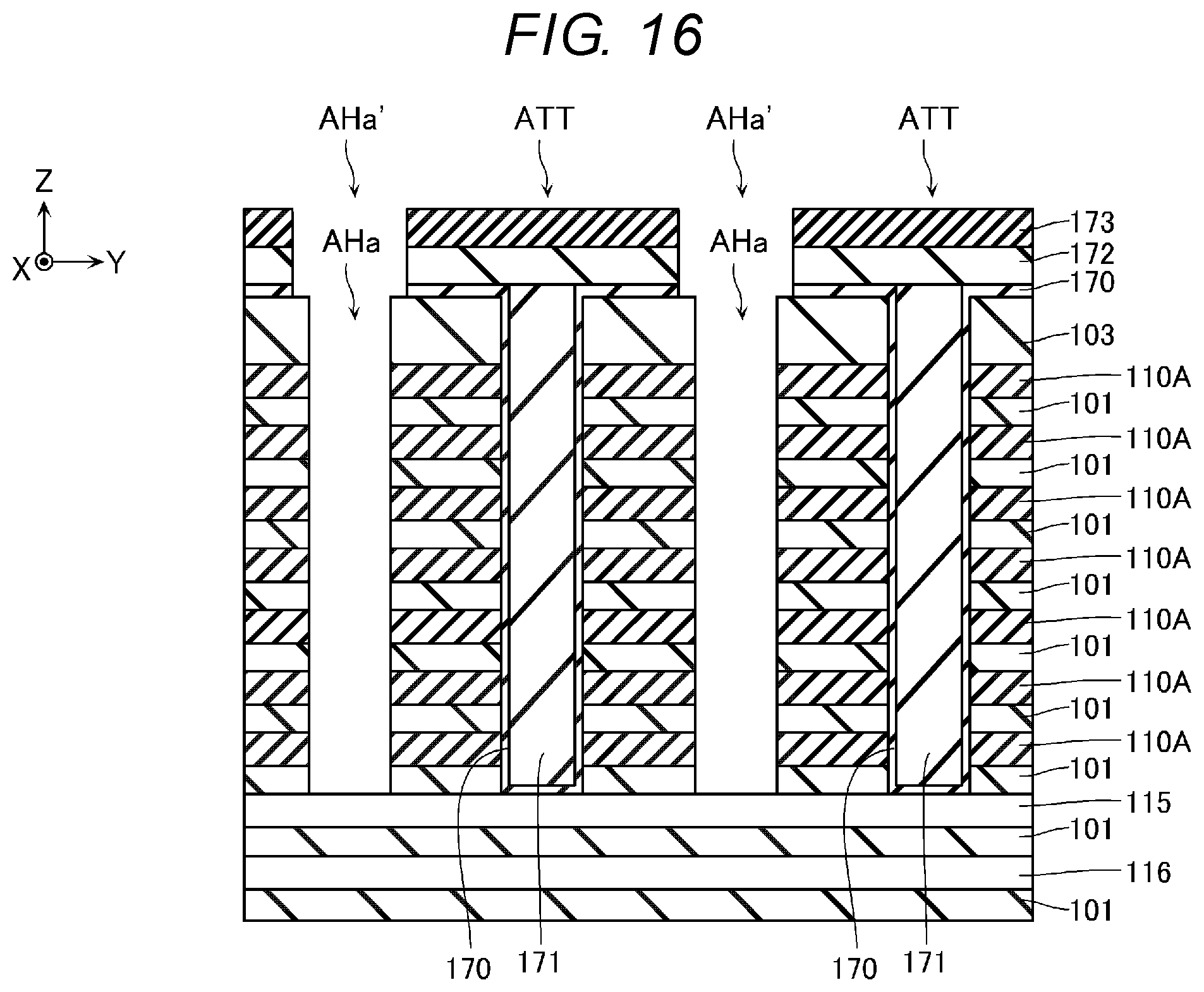 Patent US12101928 Figure 13 – Semiconductor storage device