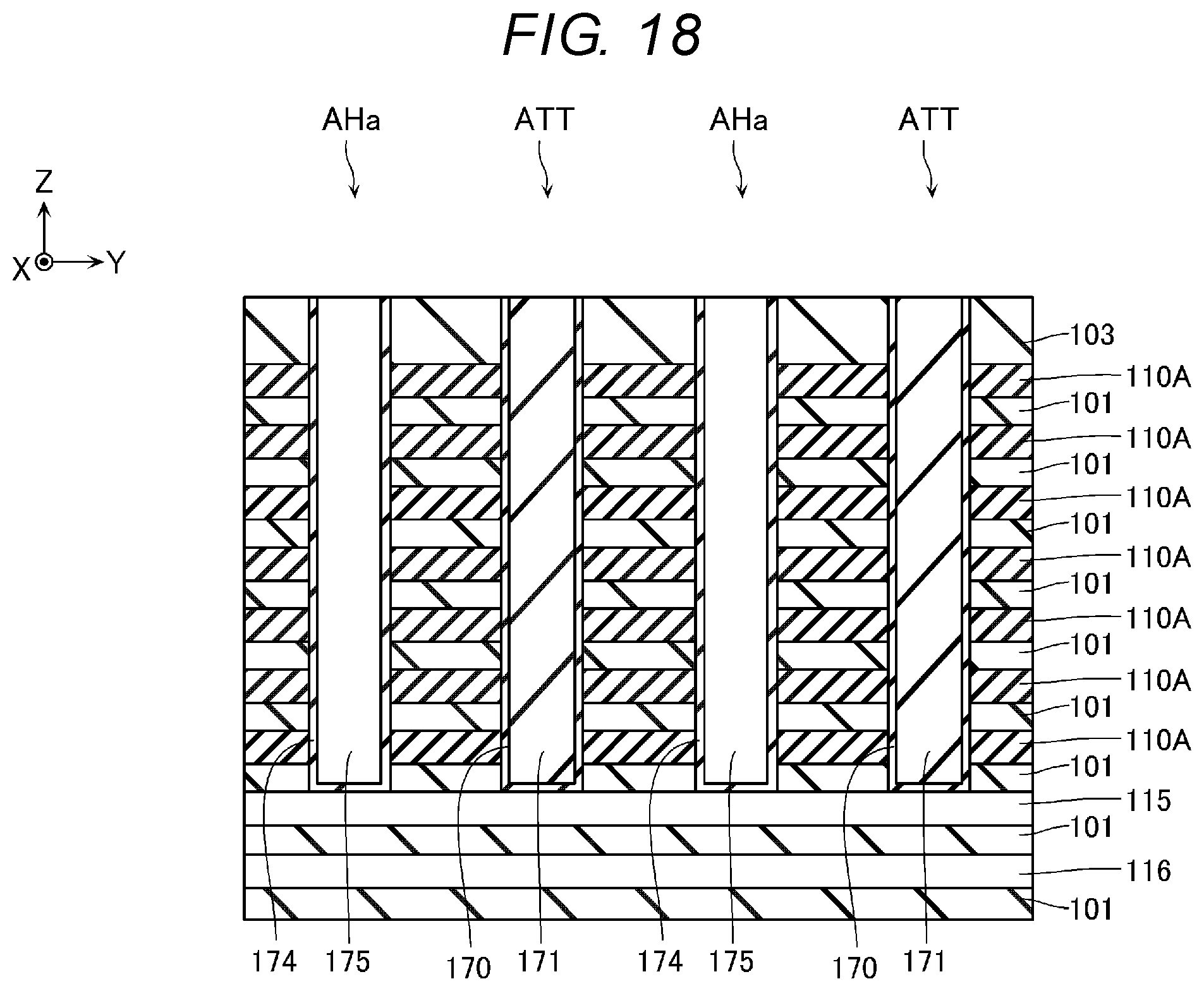 Patent US12101928 Figure 15 – Semiconductor storage device