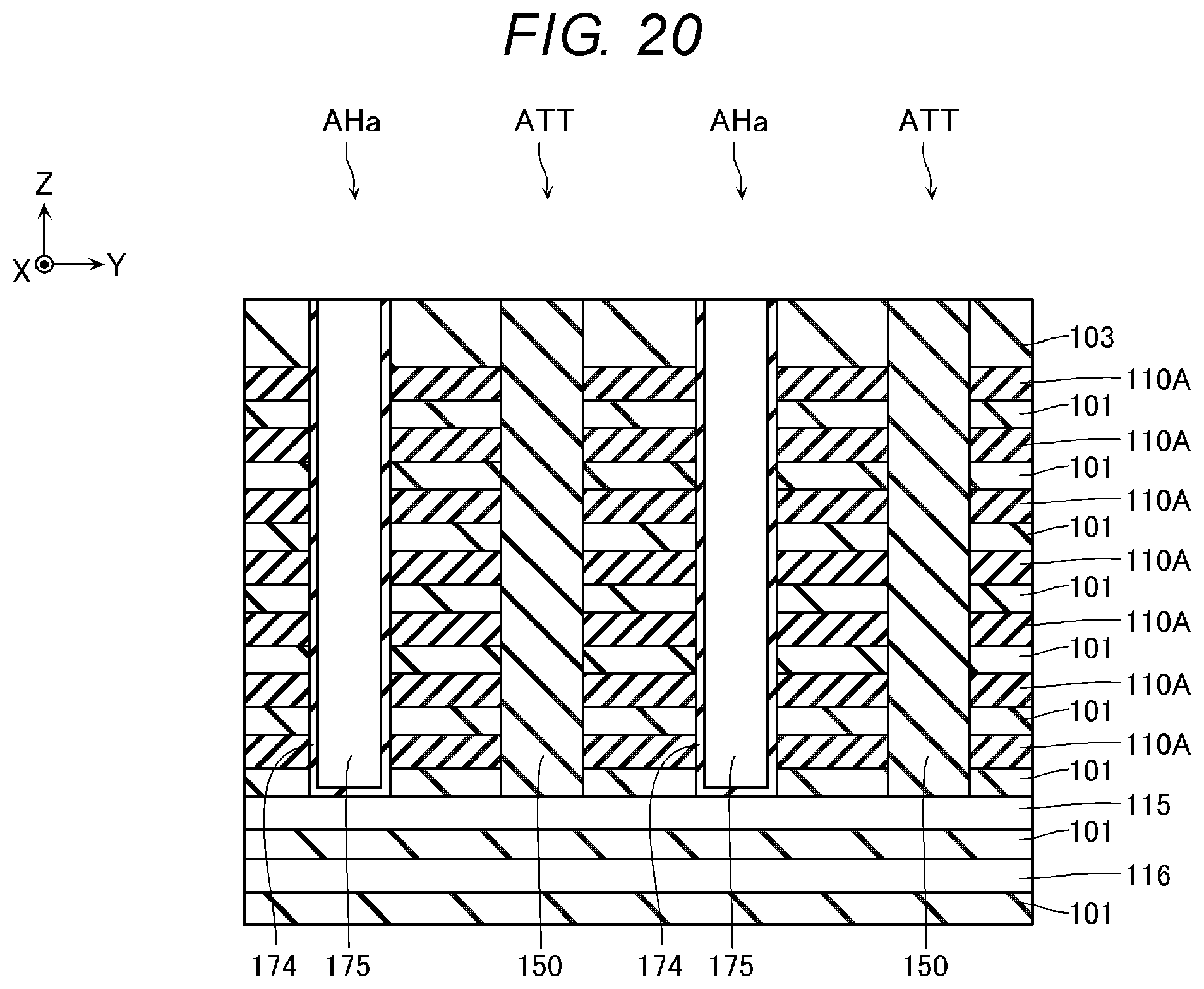 Patent US12101928 Figure 17 – Semiconductor storage device