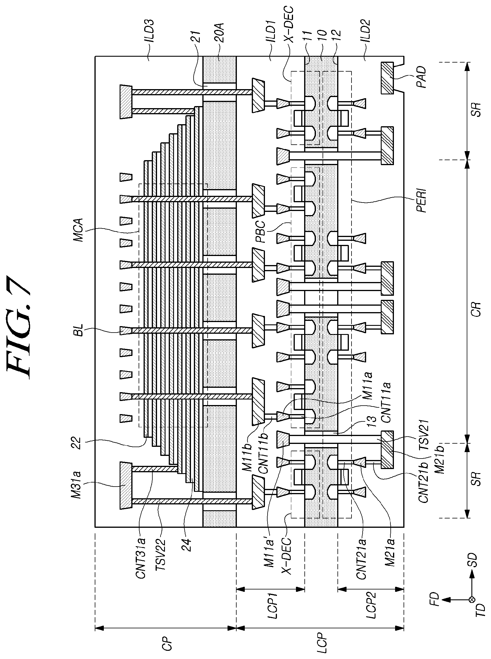 Patent US12101930 Figure 10 – Memory device having vertical structure