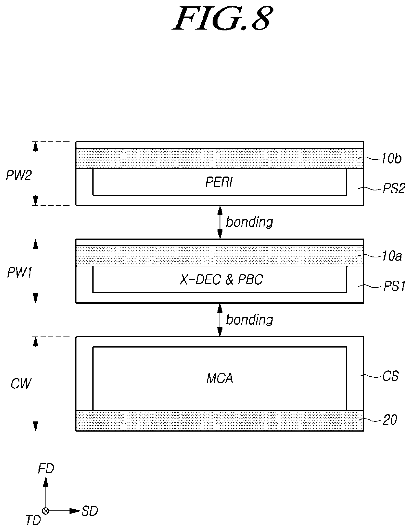Patent US12101930 Figure 11 – Memory device having vertical structure