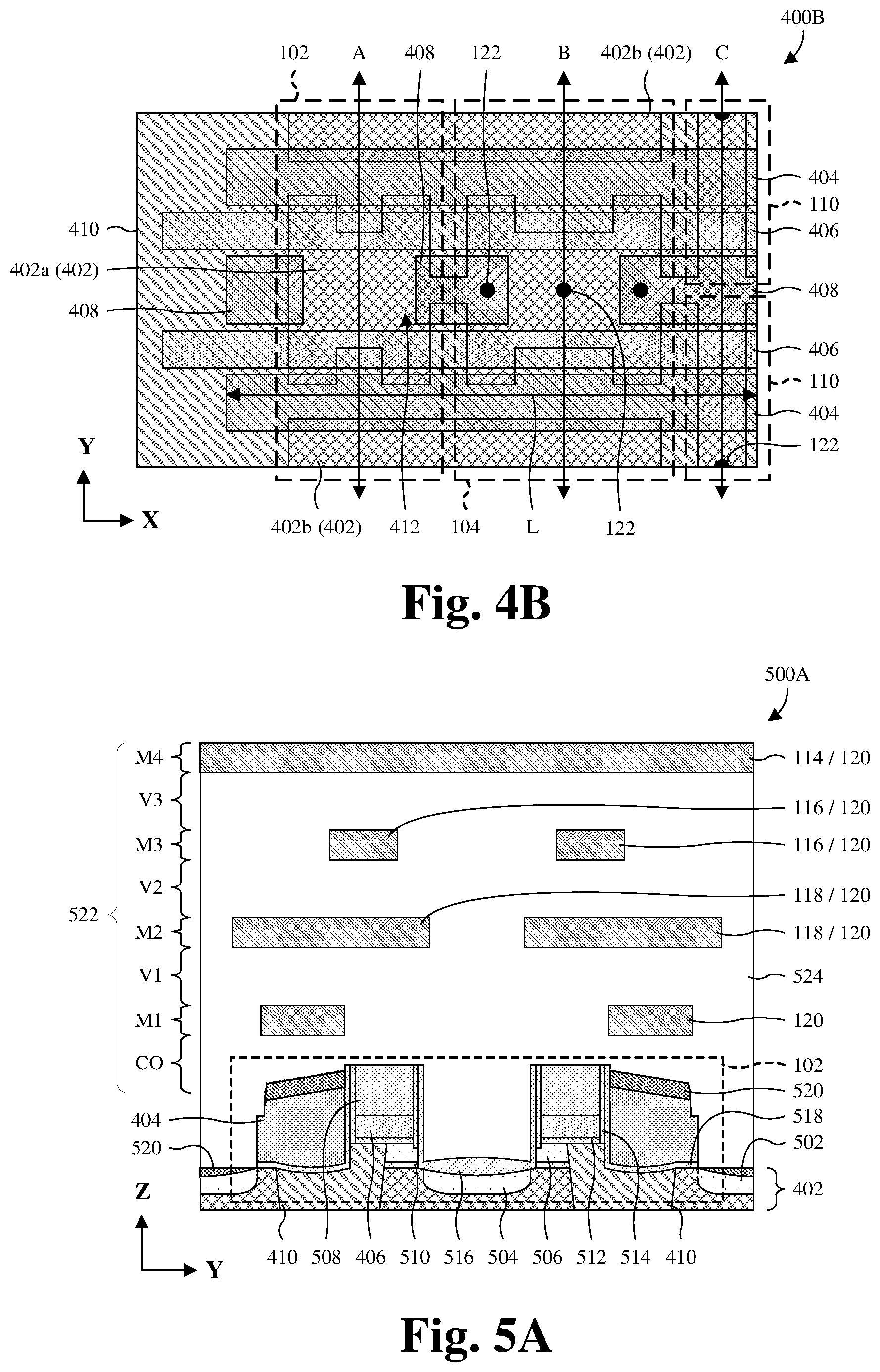 Patent US12101931 Figure 4 – Strap-cell architecture for embedded memory