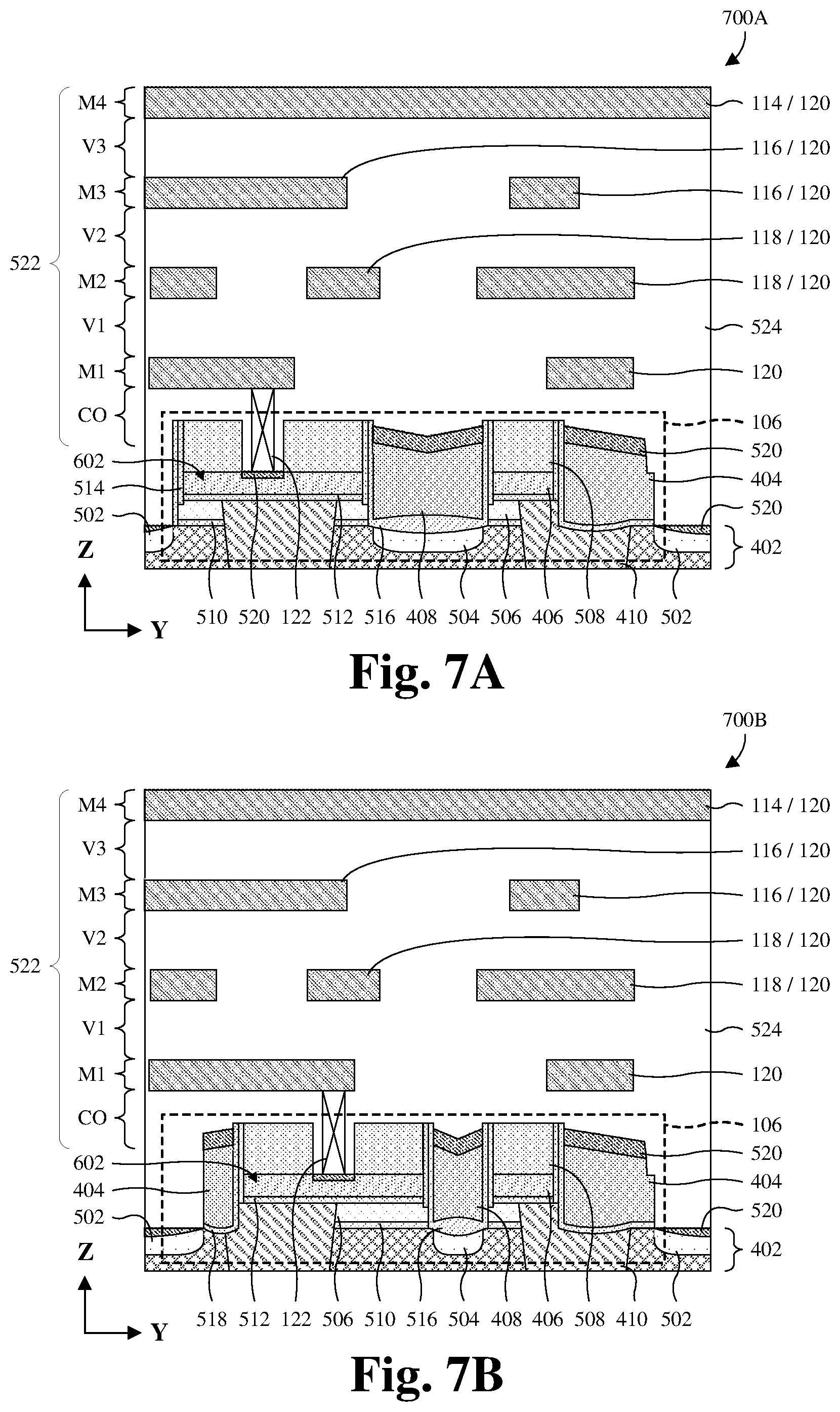 Patent US12101931 Figure 7 – Strap-cell architecture for embedded memory
